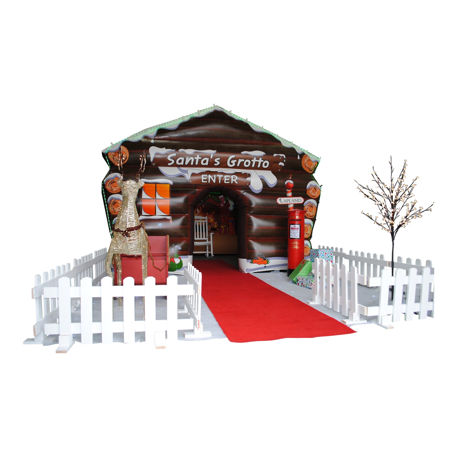Santa's Grotto Inflatable Best JV Bouncy Castle Hire Basingstoke & Inflatable Slide Rental