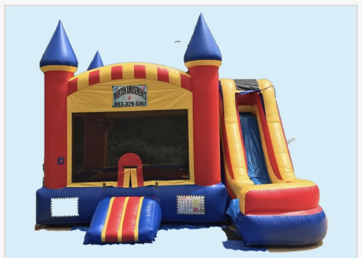 Morton Amusement InflatablesCastle Combo Bounce House RentalChester