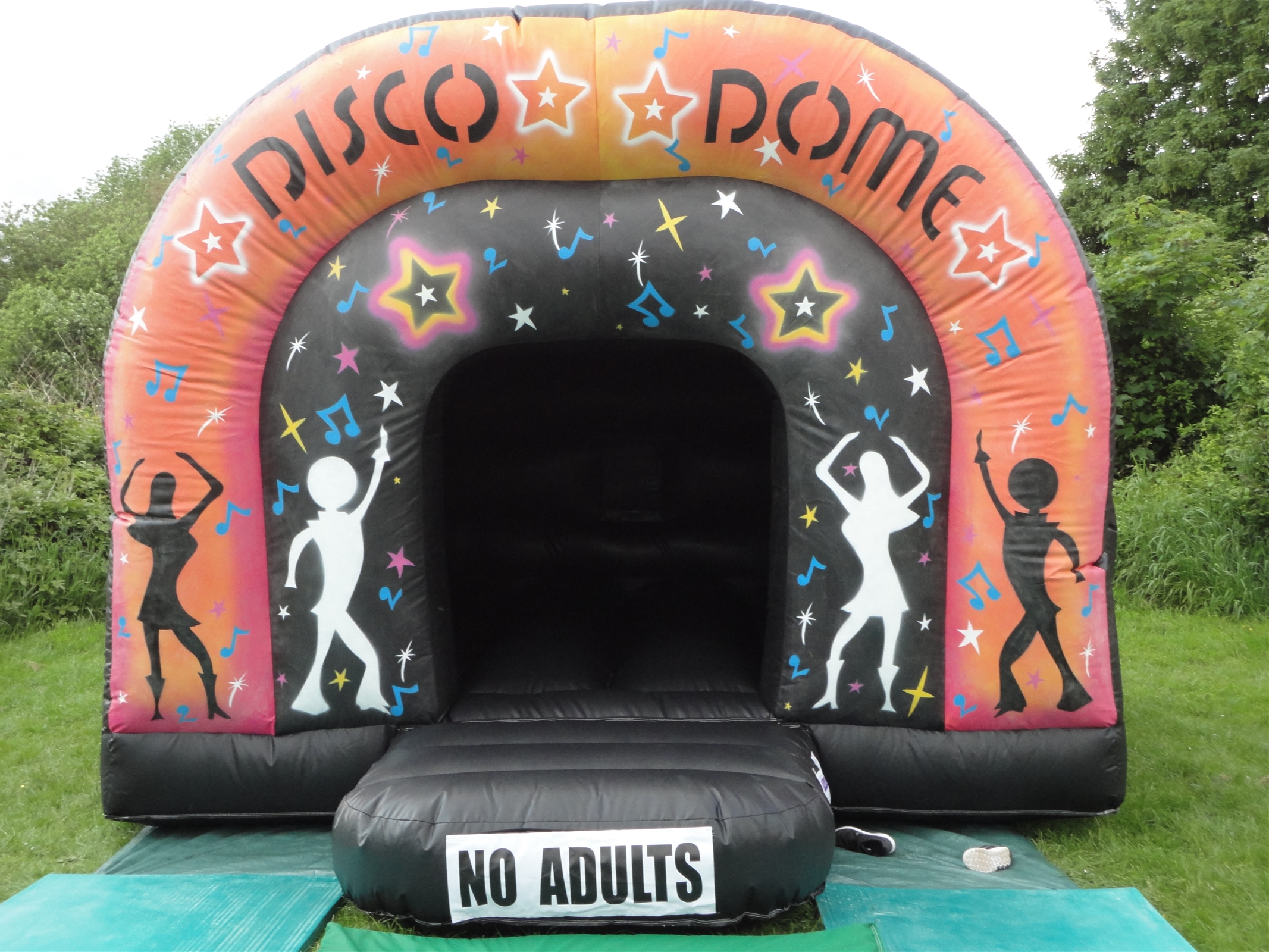 small disco dome bouncy castle