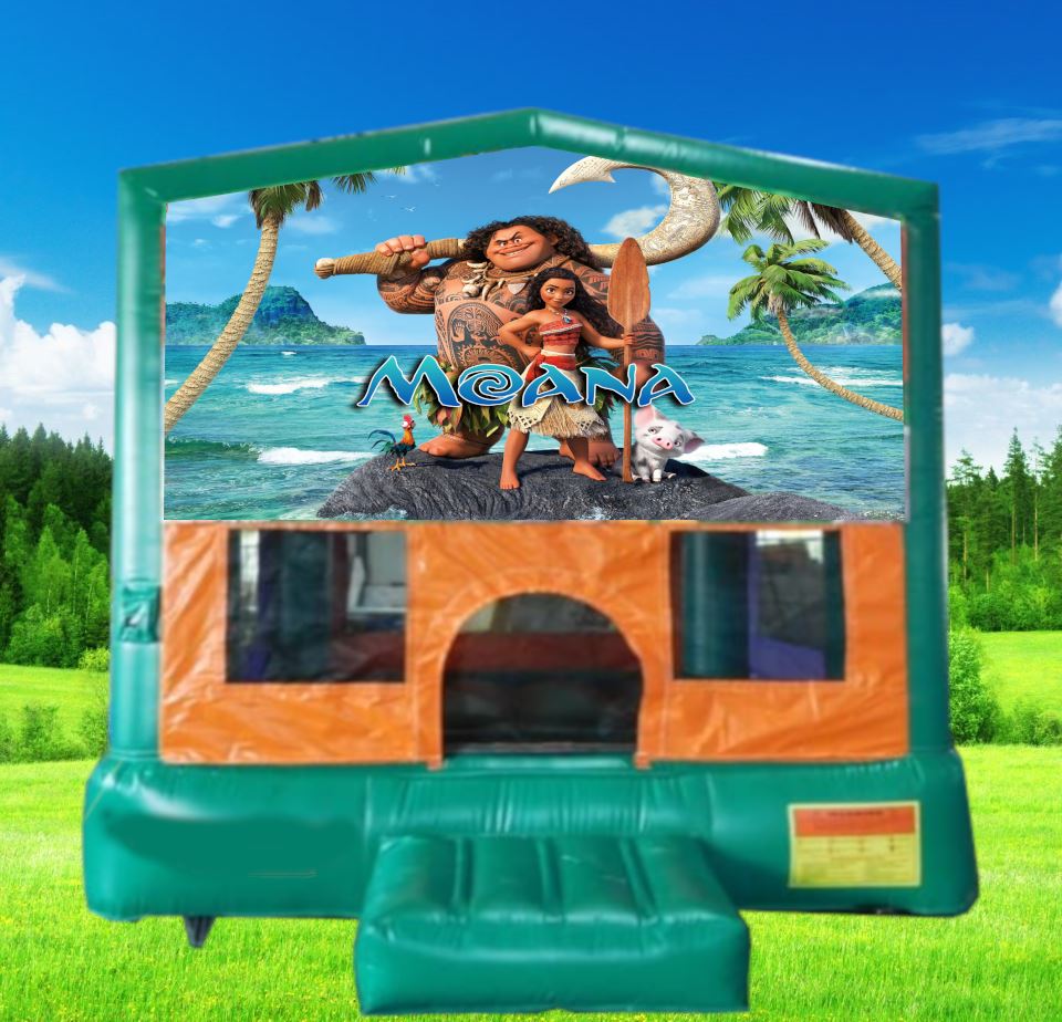 Moana Small Banner Castle Jumping Castle Hire Brisbane Jumping Castle Hire Gold Coast In Brisbane Gold Coast Ipswich Logan North Brisbane Bayside
