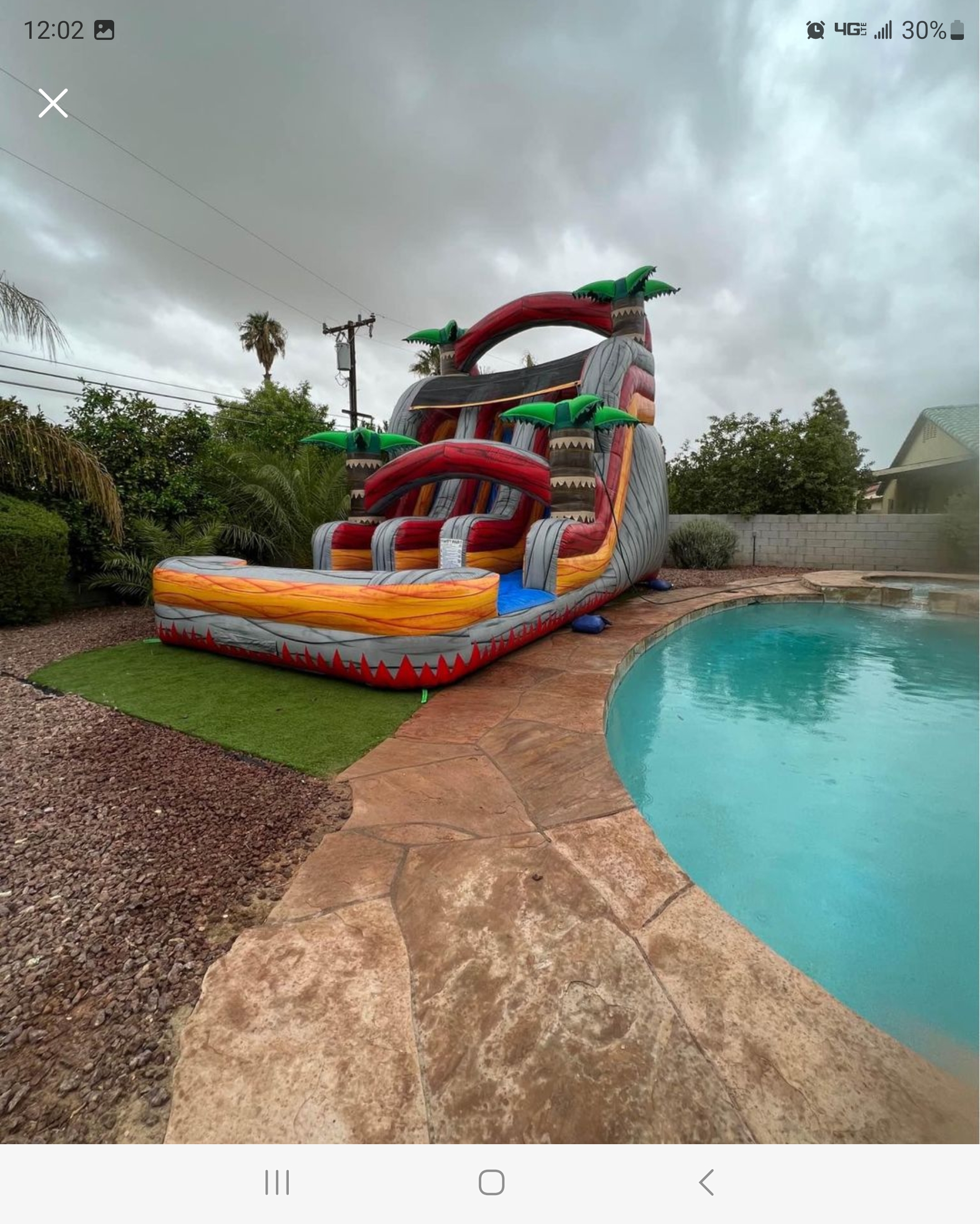 Double Lane Tropical Lava Rush Best Bounce house Rentals service in