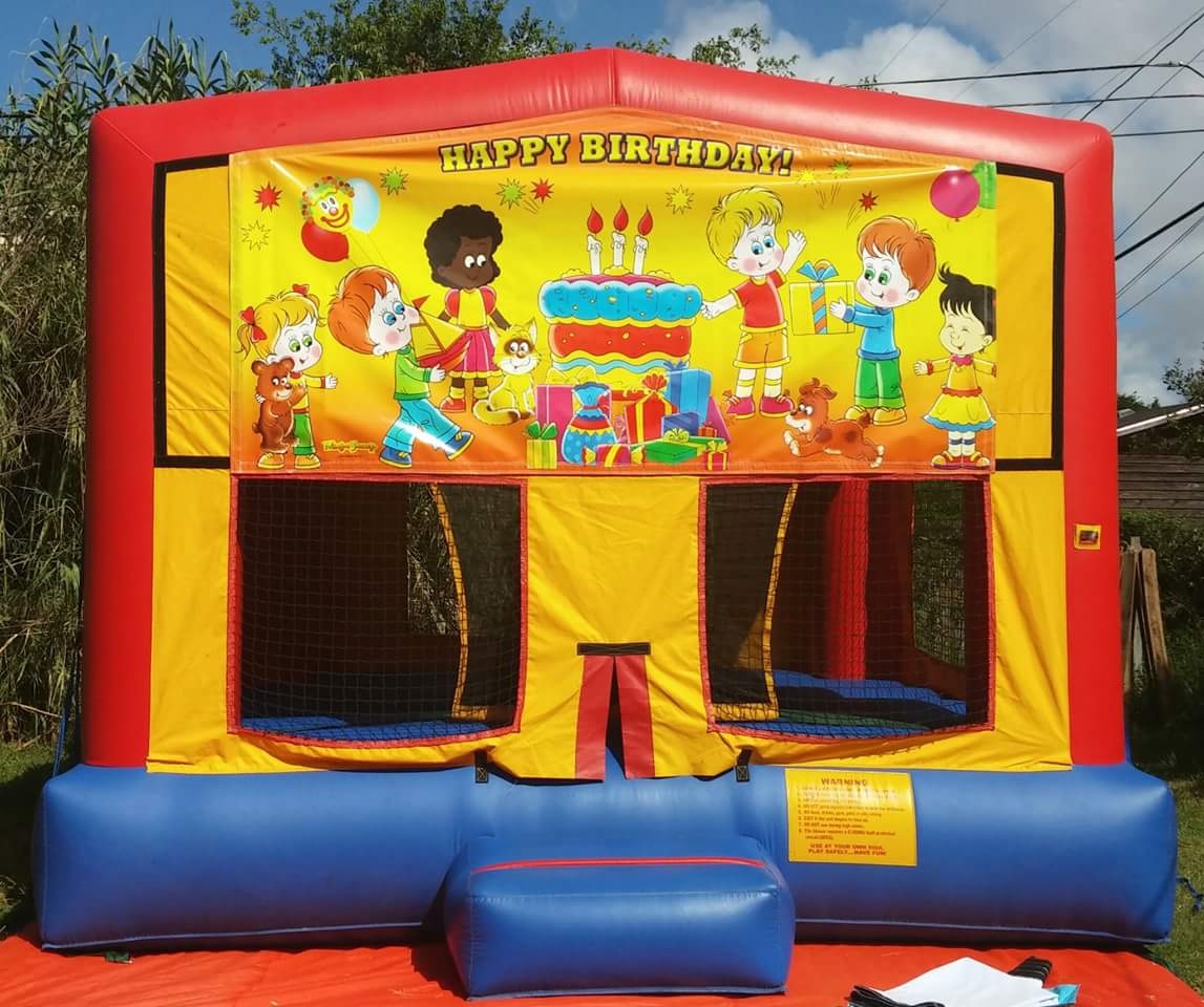 13x13 Bounce House Themes (Banner Only) - Rental In TX | Mega Happy ...