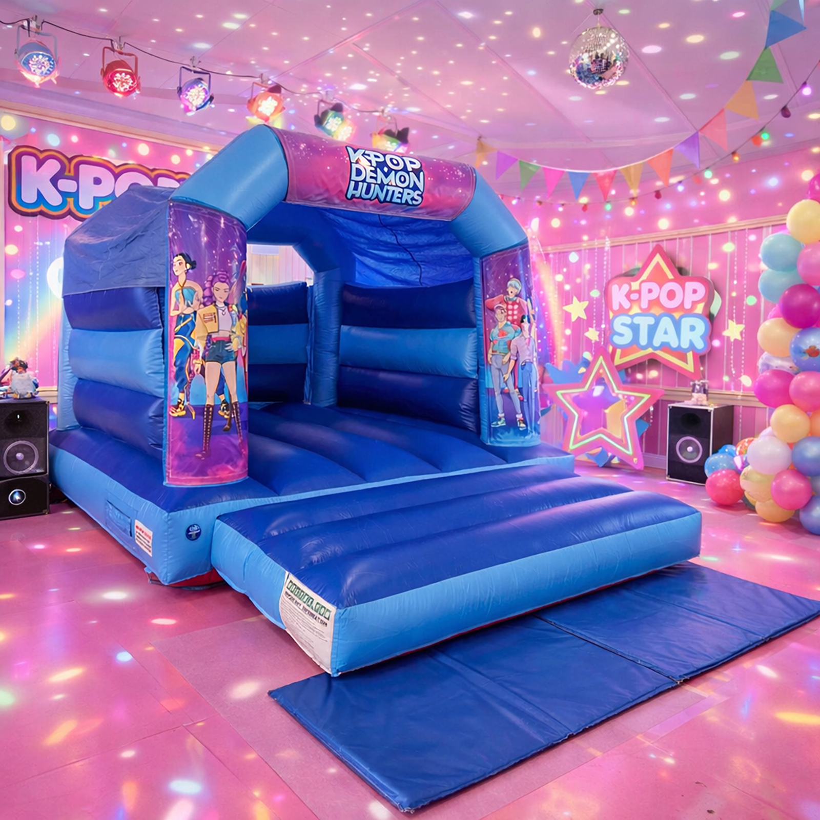 KPop Bouncy Castle Hire East Sussex | Fun For Kids!