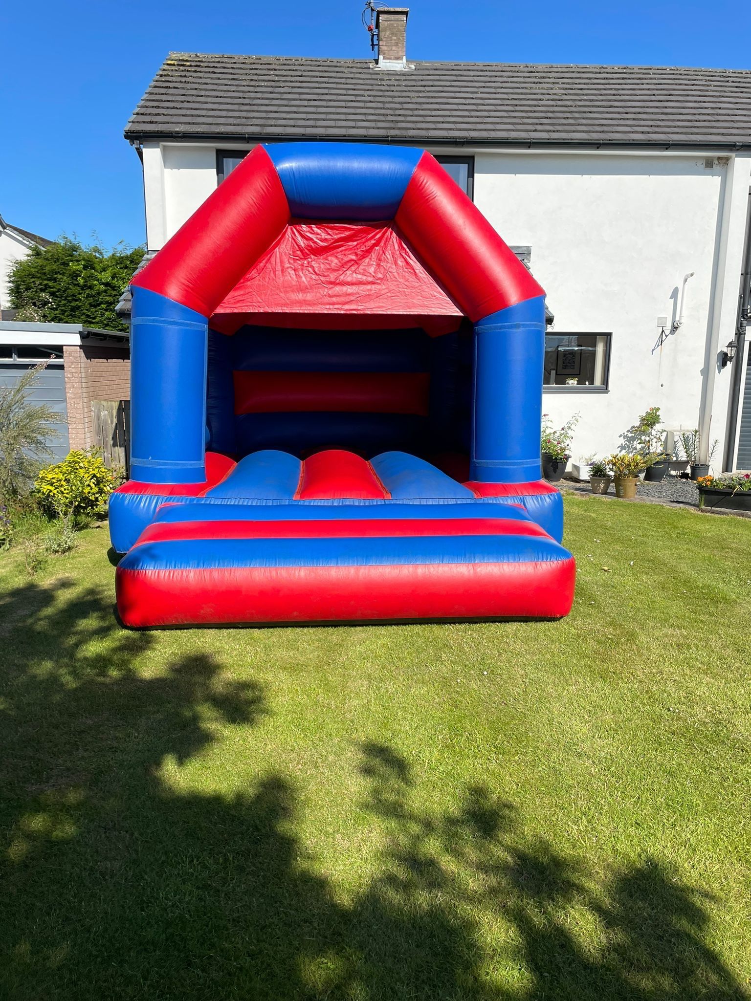 Blue & Red Velcro Bouncy Castle - Best Bouncy Castle Hire service in ...