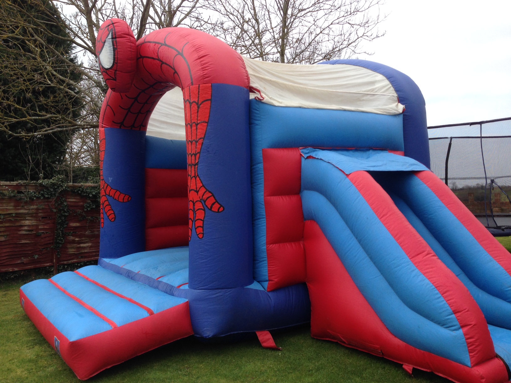 spiderman bouncy castle hire