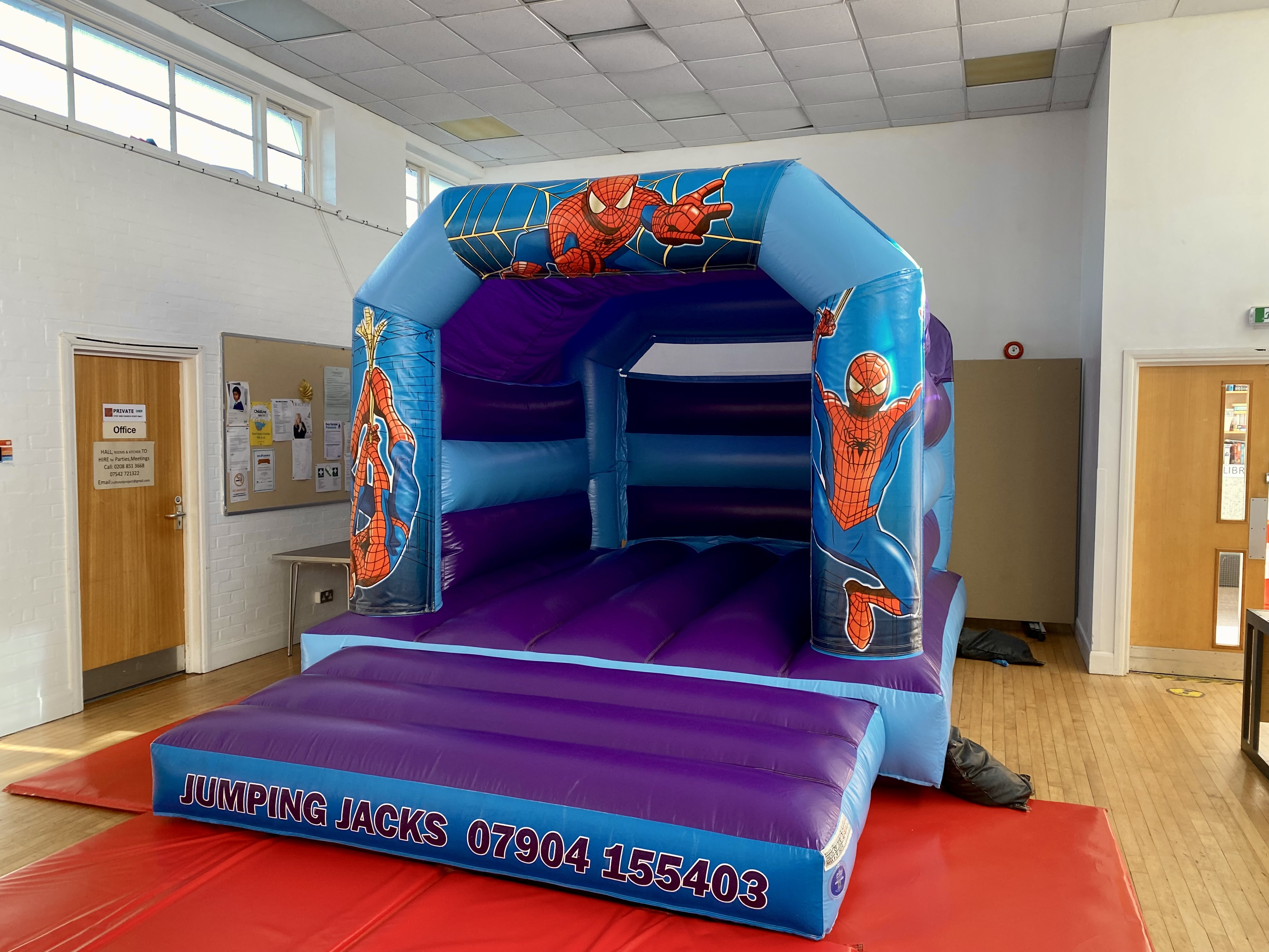 Spider-Man 11x15 Velcro castle - Bouncy Castle Hire in Bromley Croydon  South East London South West London