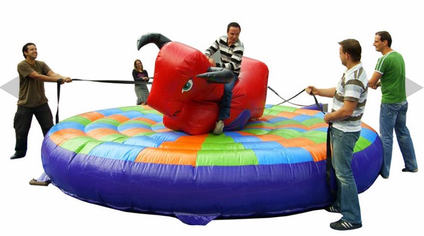 inflatable bull bouncer