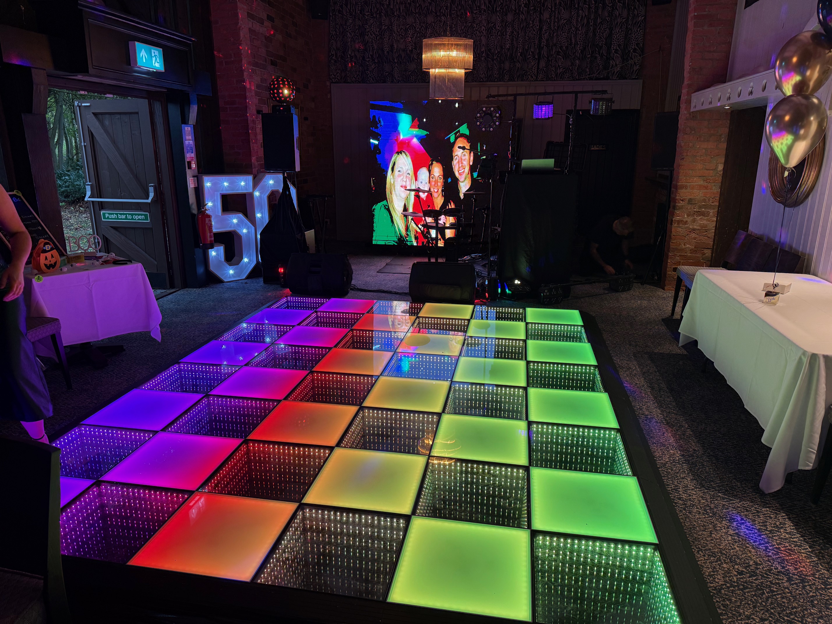 2m x 2m LED Video Wall - Event Entertainment in London | We Love Occasions