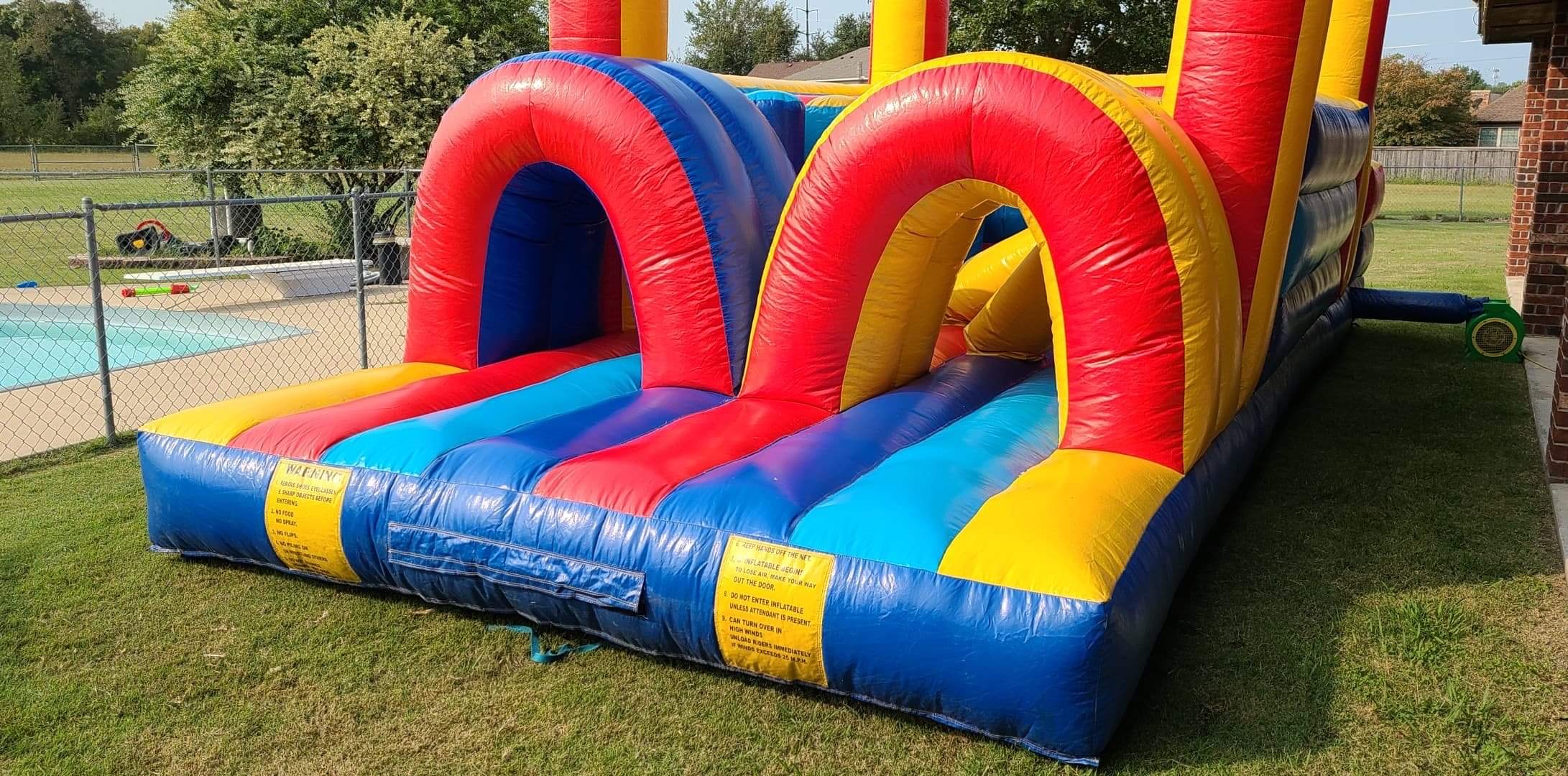 35 Ft Classic Obstacle Course Rental in Oklahoma