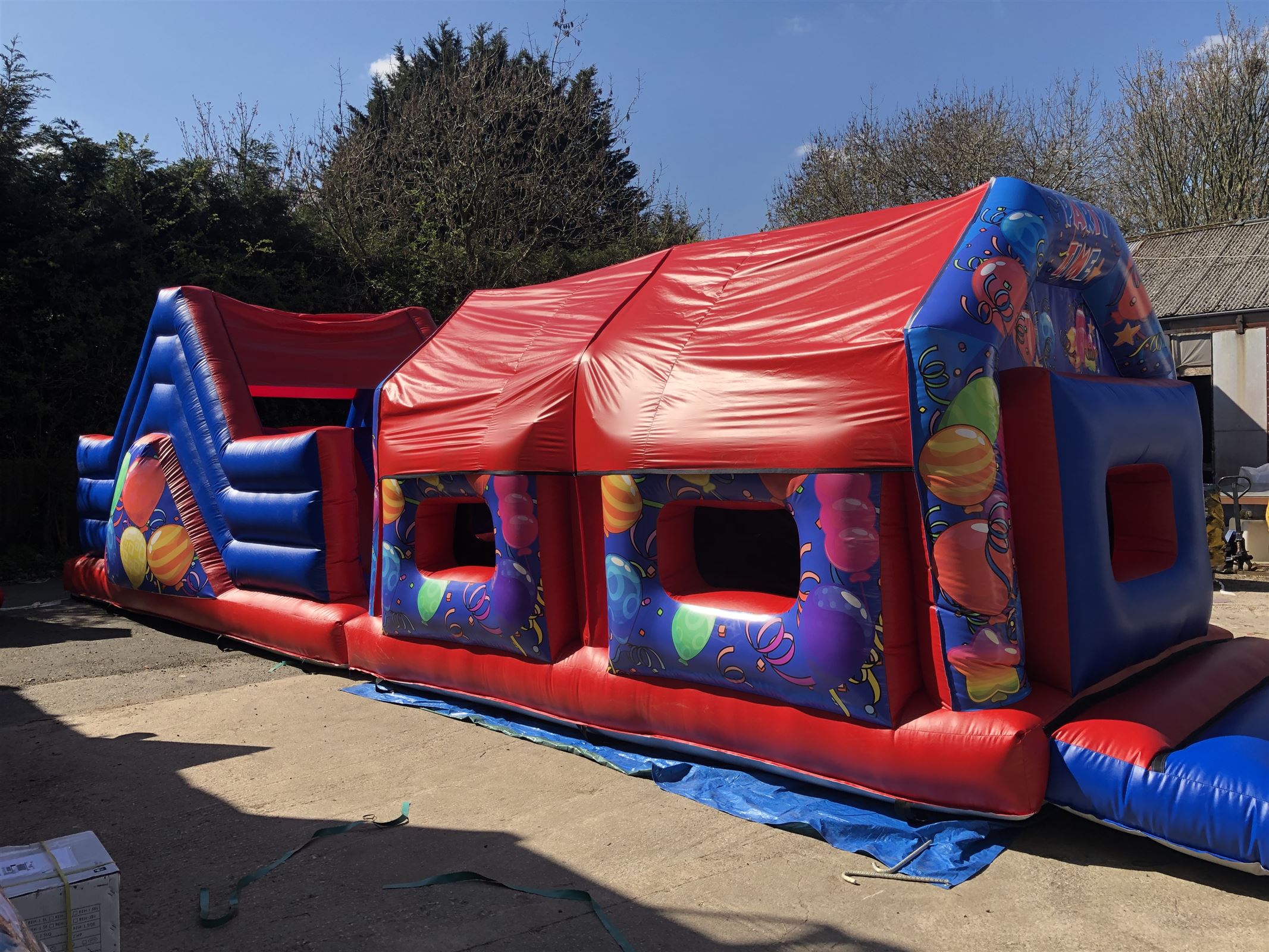 bouncy castle play park