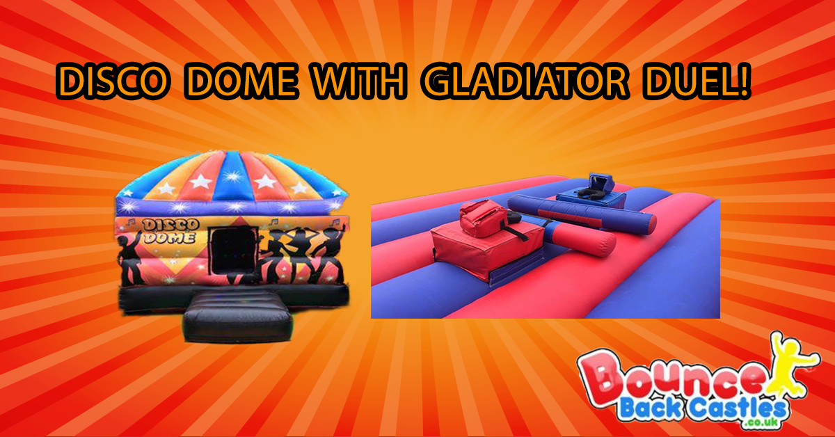 Disco Dome and Gladiator Duel Package - Bouncy Castle Hire in Norwich ...