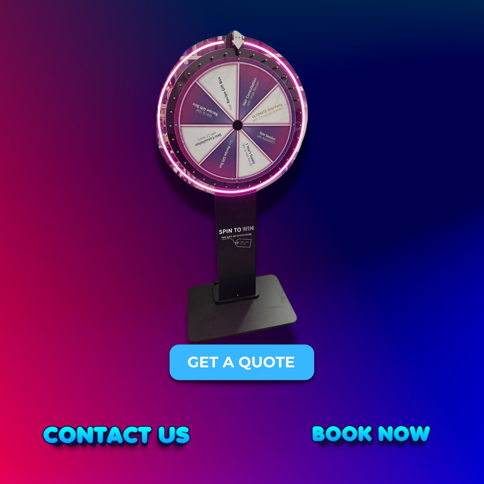 Hire Prize Spinning Wheel, Spinning Prize Wheel Rental, UK