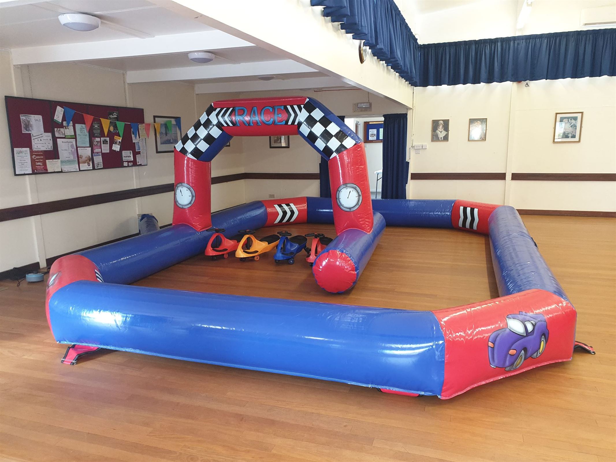 Didi Car Race Track Best Bouncy Castle Hire service in Milton Keynes, Luton, Dunstable