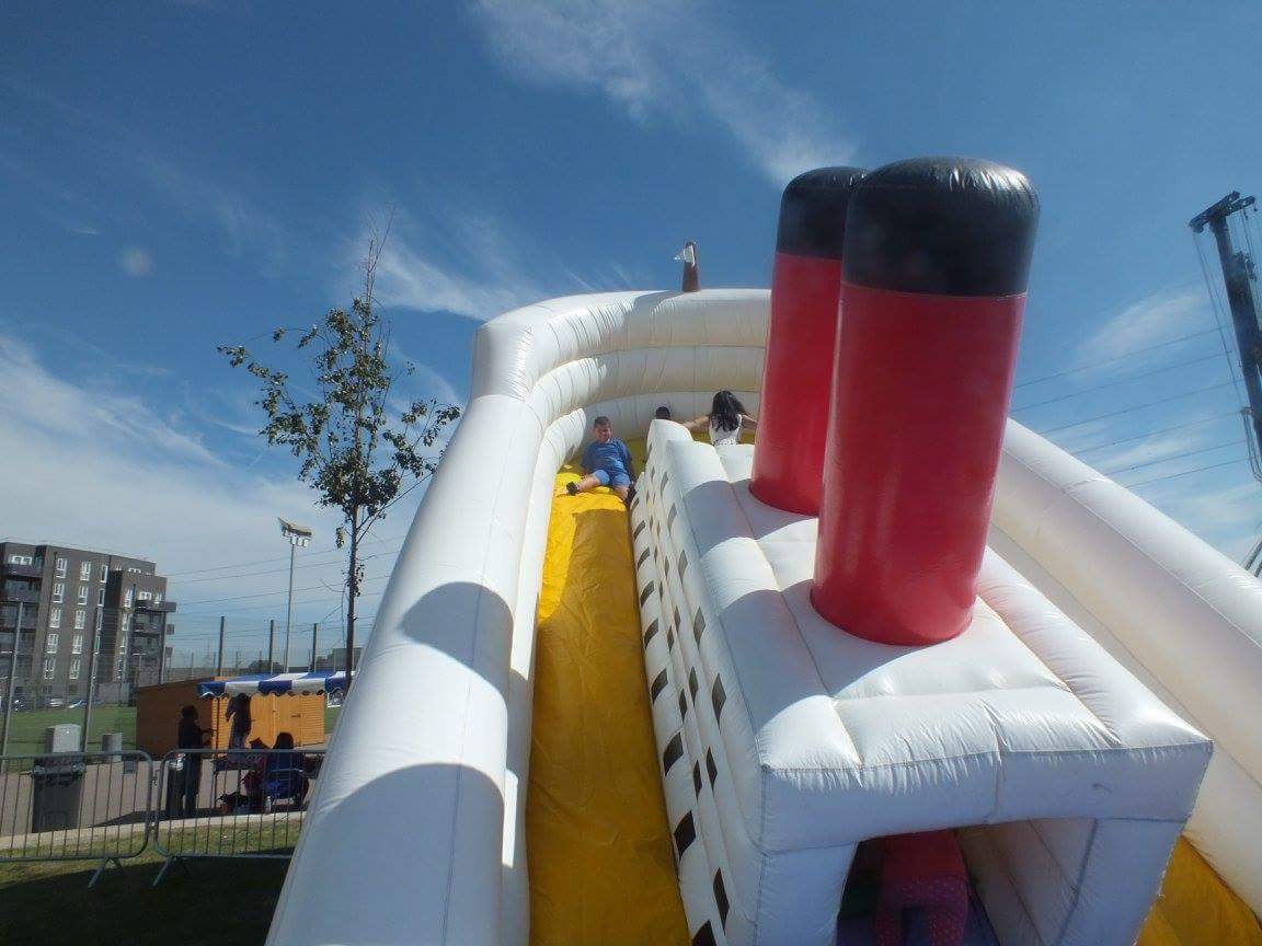 titanic bouncy house