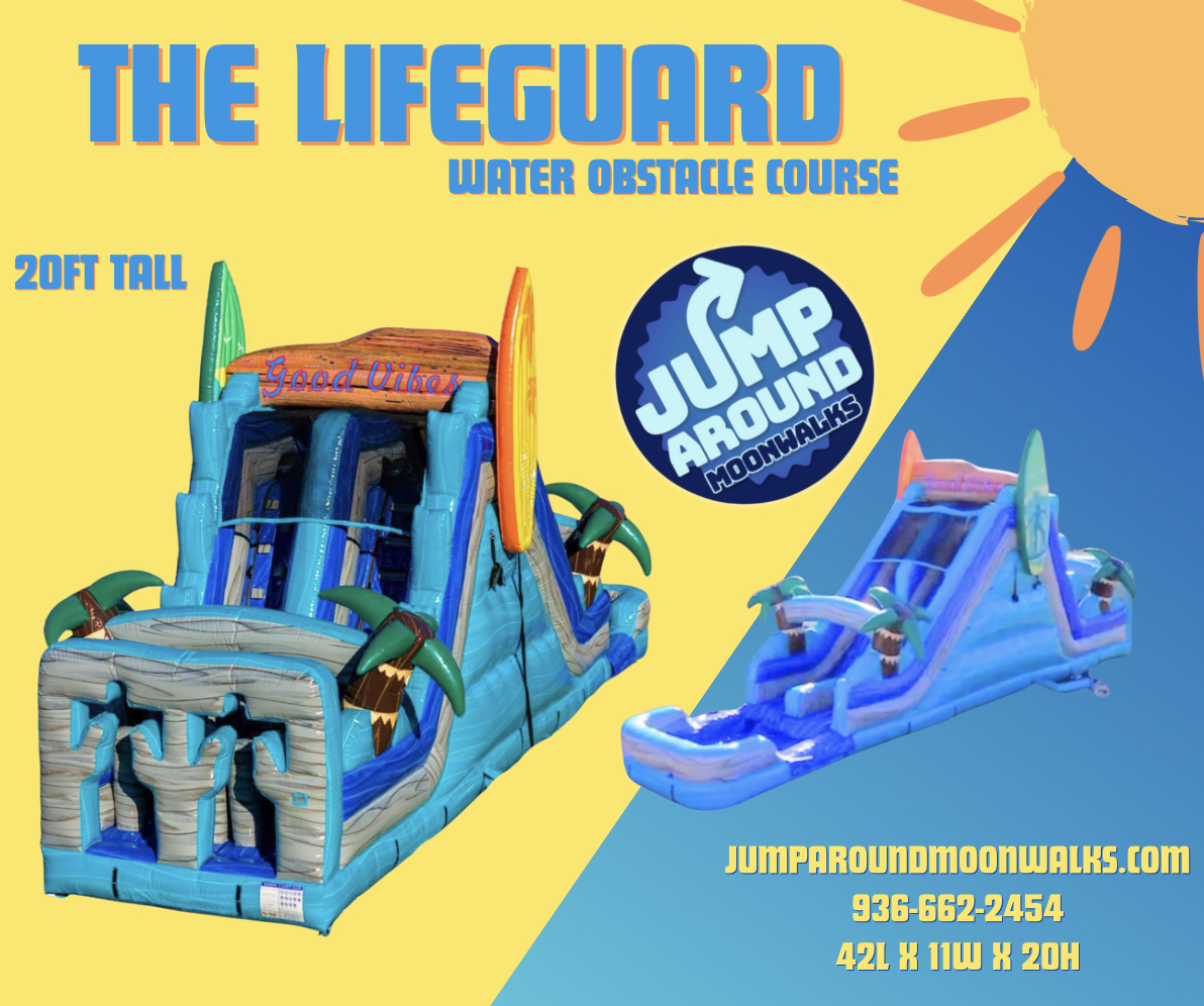 INFLATABLES (B) The Lifeguard Voted Best Party Rentals Huntsville Tx & Surrounding Areas