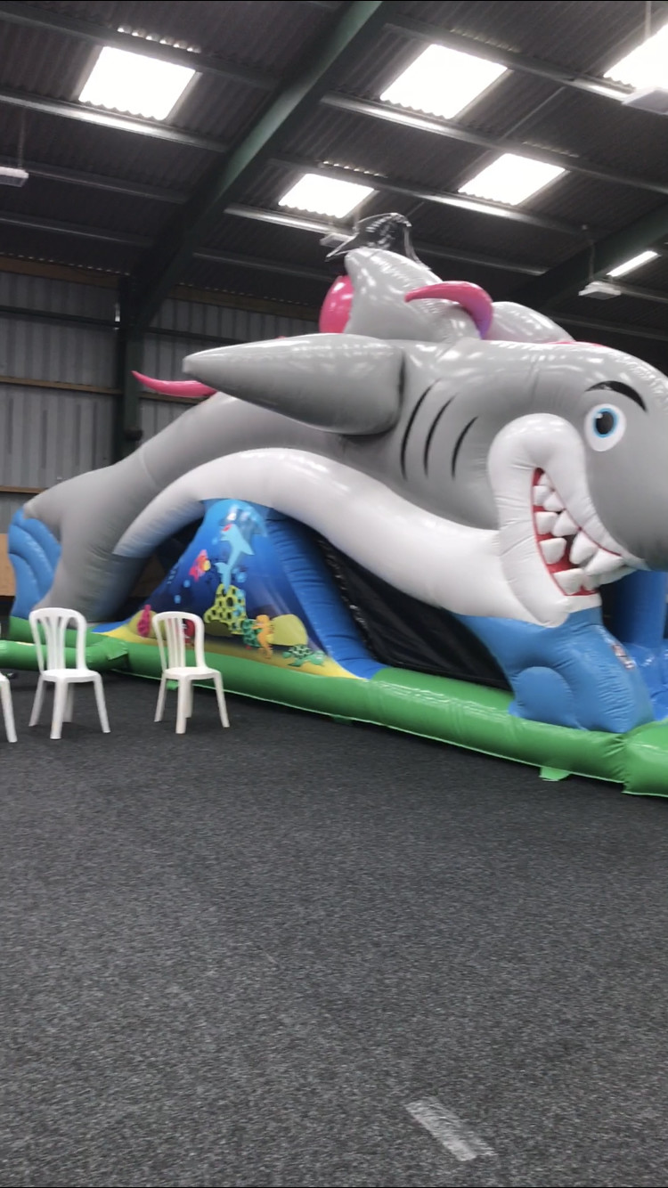 baby shark bouncy castle hire