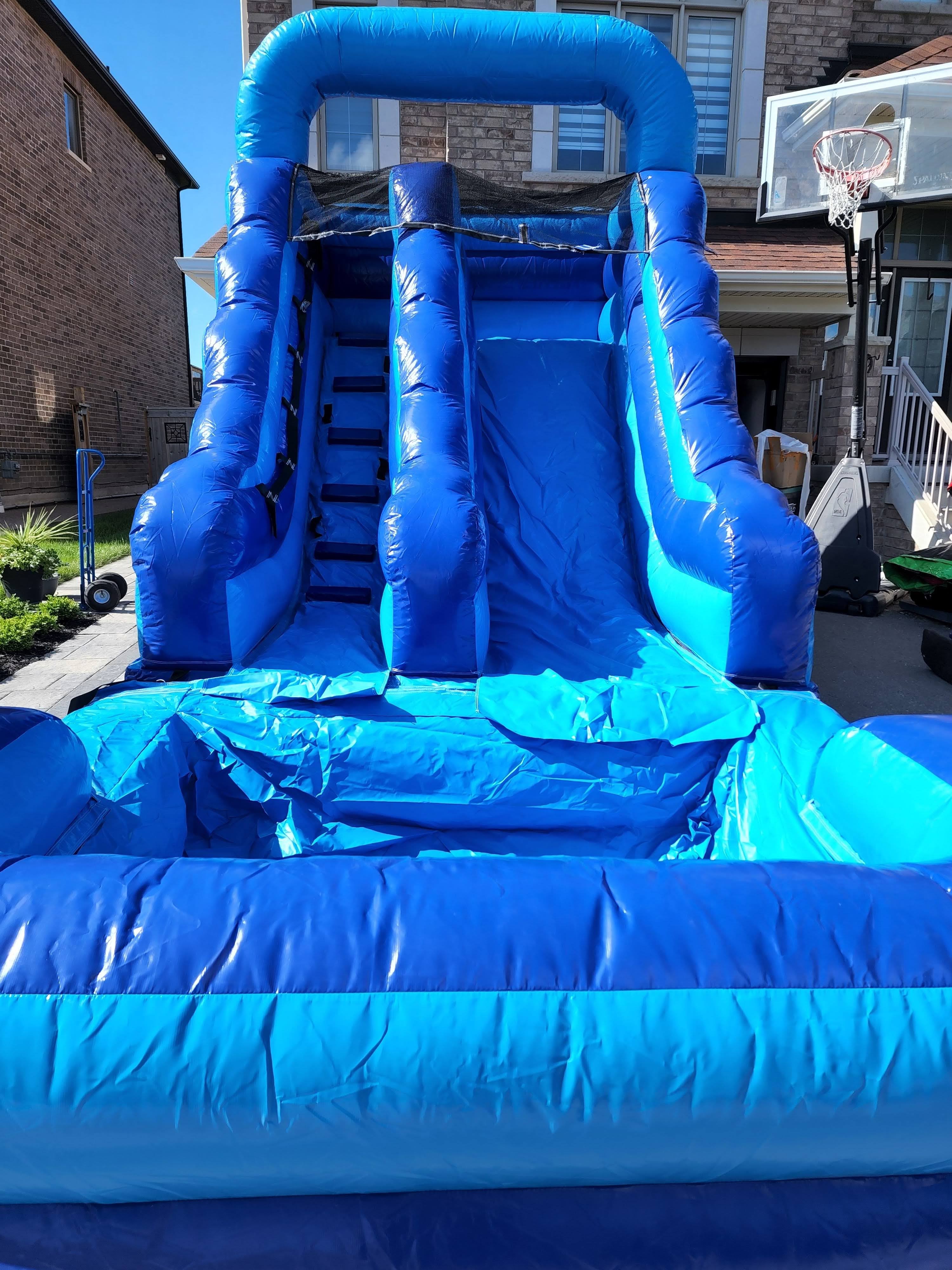 Big Blue Water Slide Rental Innisfil & Barrie | Inflatable Water Slide