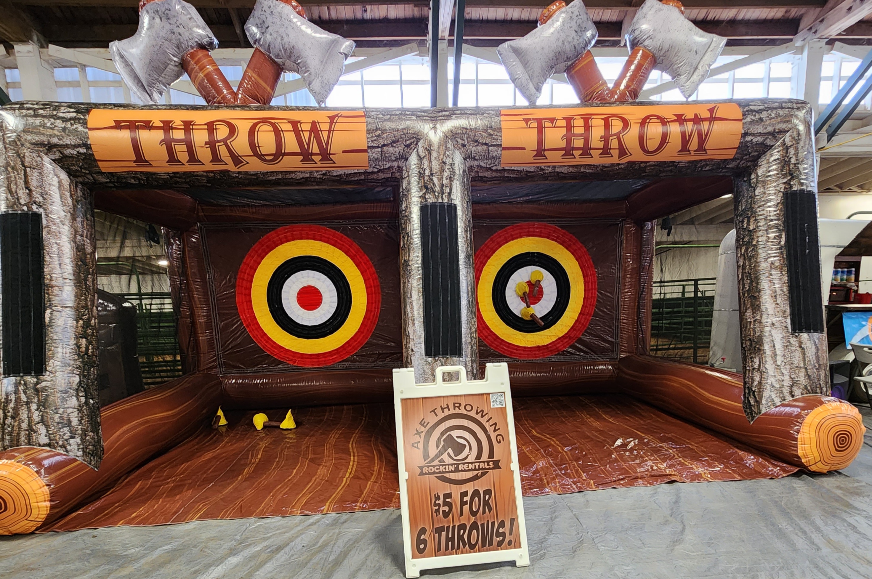 Axe Throwing Rentals in GRANTS PASS, MEDFORD, CAVE JUNCTION, ASHLAND