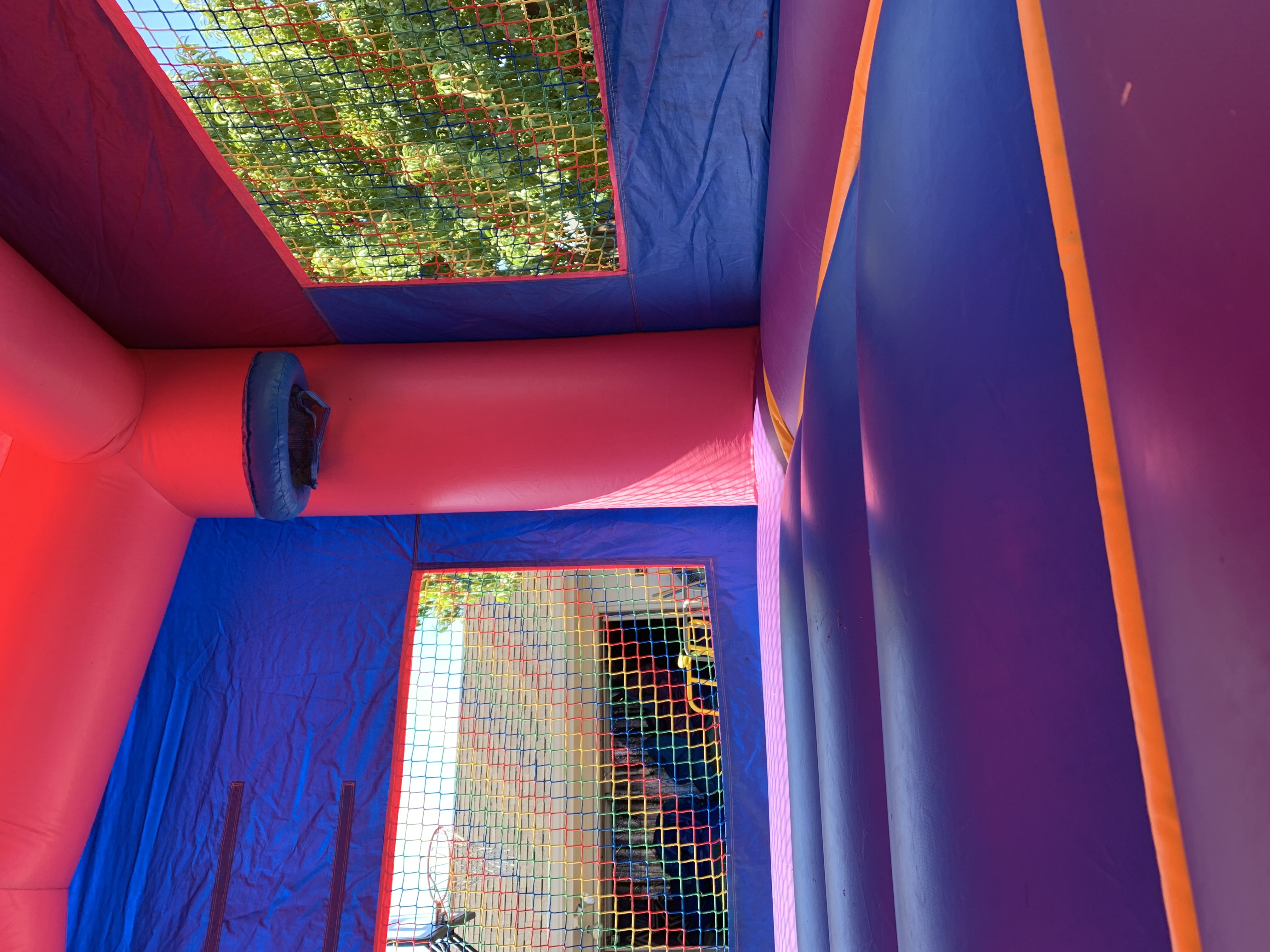 PINK HOUSE / バラワッペン付き裏毛ブルゾン  ピンク I-24-10-24-035-LO-TO-HD-OS Amazon.com: Pink Bounce House Castle with Blower |All PVC
