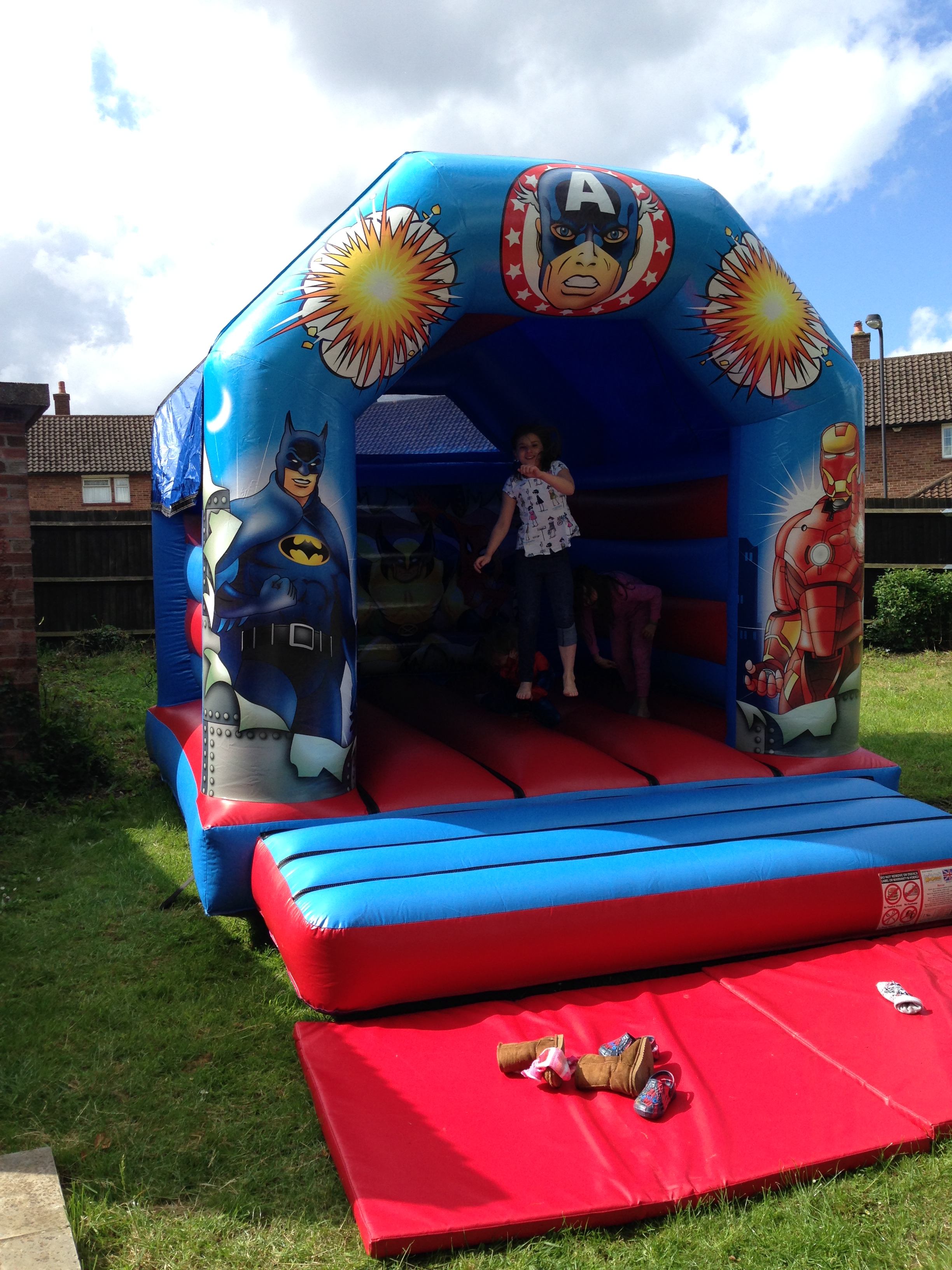 backyard heroes jumping castle