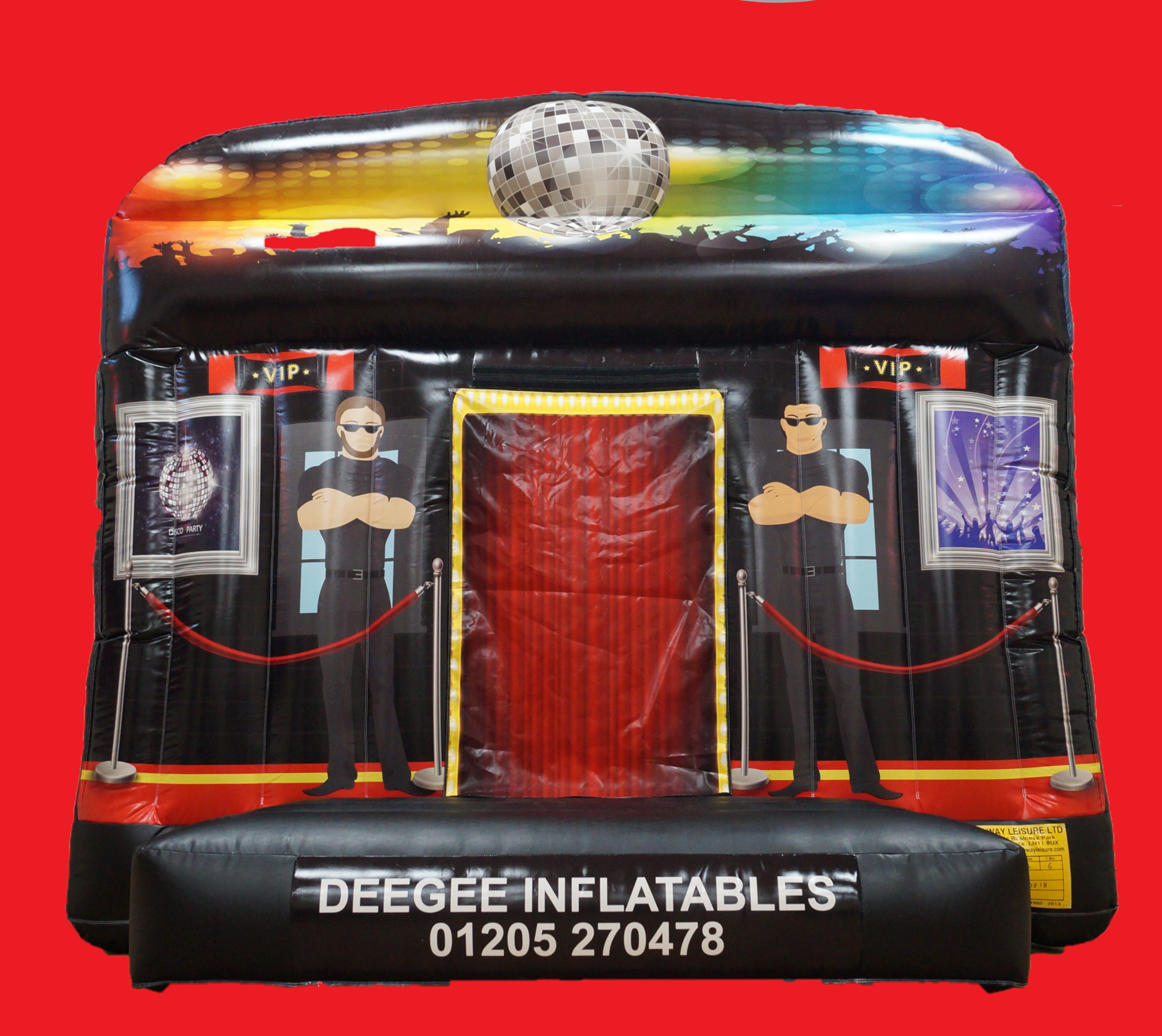 Disco Bouncy Castle 13ftx16ft (VIP) (1) Bouncy Castle Hire in Boston