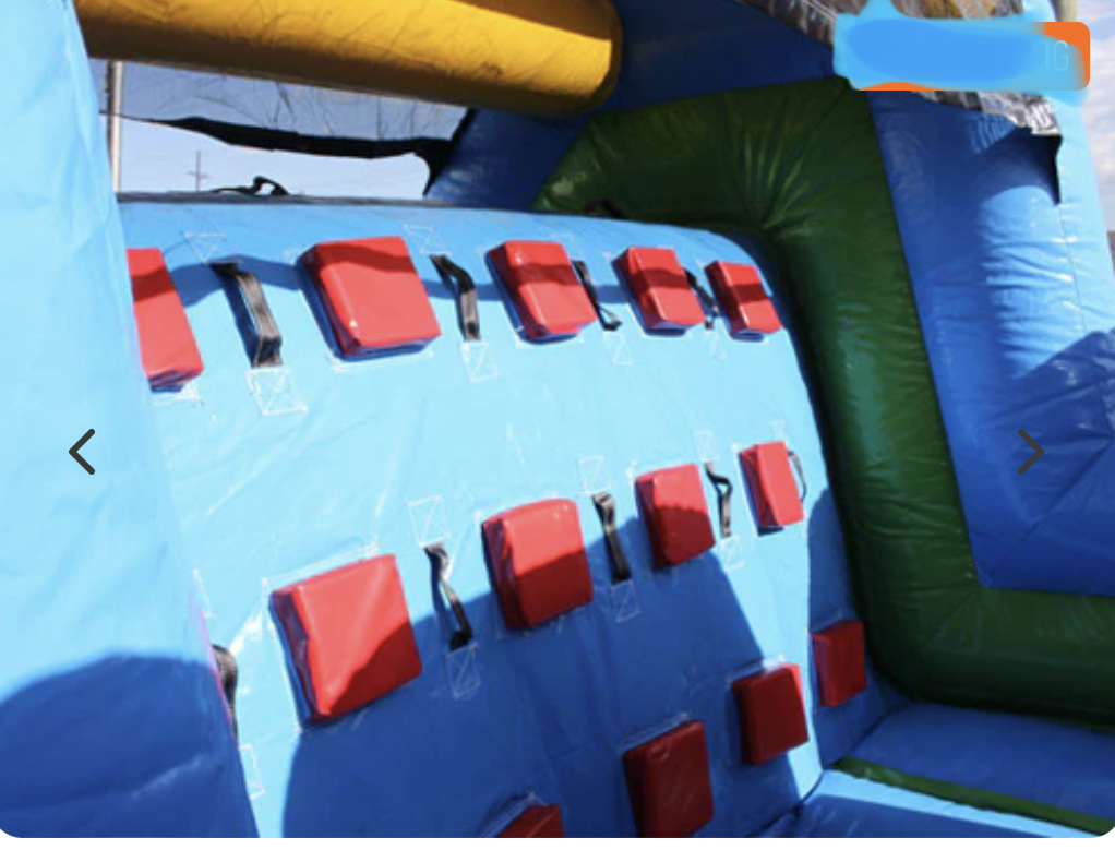 40ft Ninja Warrior Obstacle Best Bounce House Rental service in