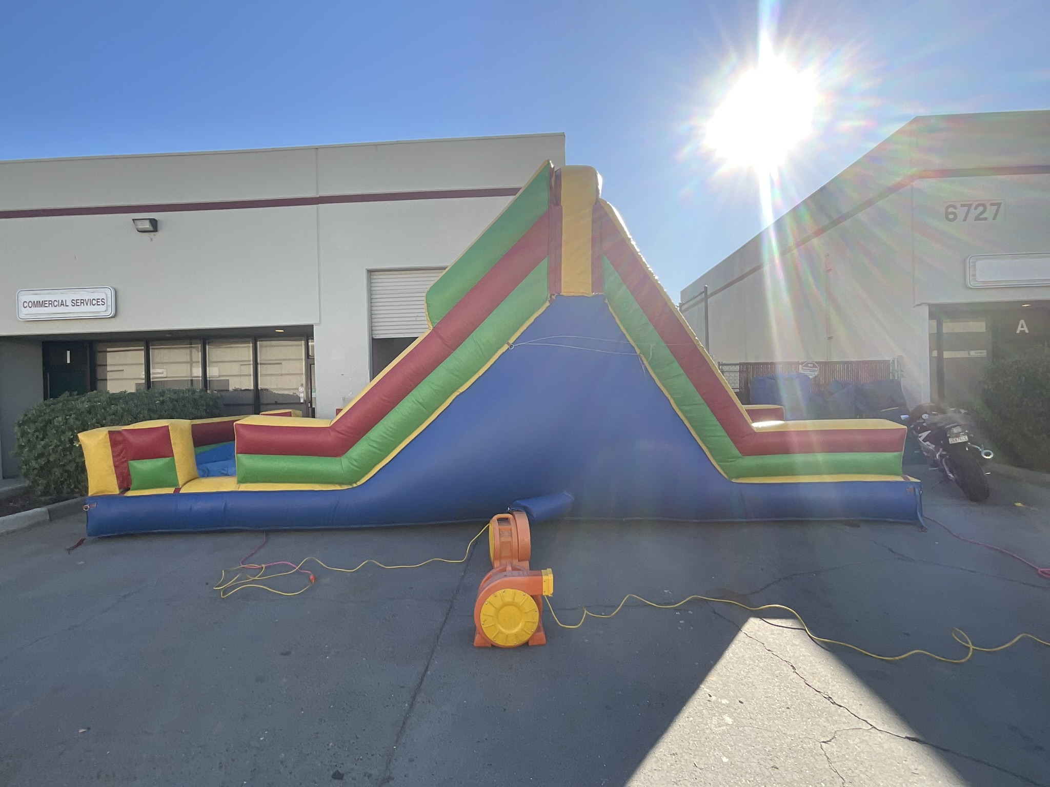FOR SALE USED 60' Obstacle Course Bounce House Inflatables