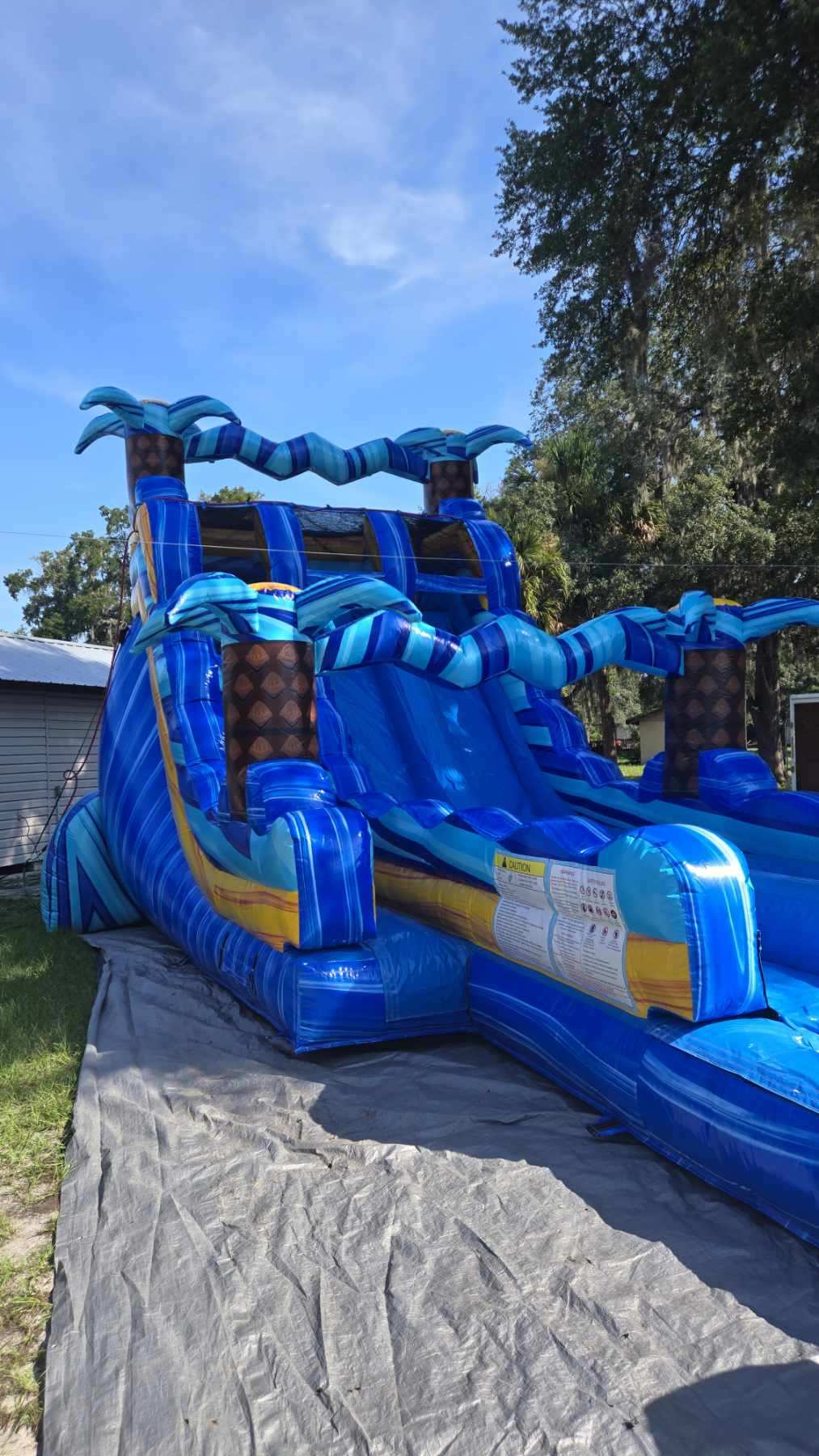 Flashpoint Falls 18ft Hybrid double lane slide - Hire in FL