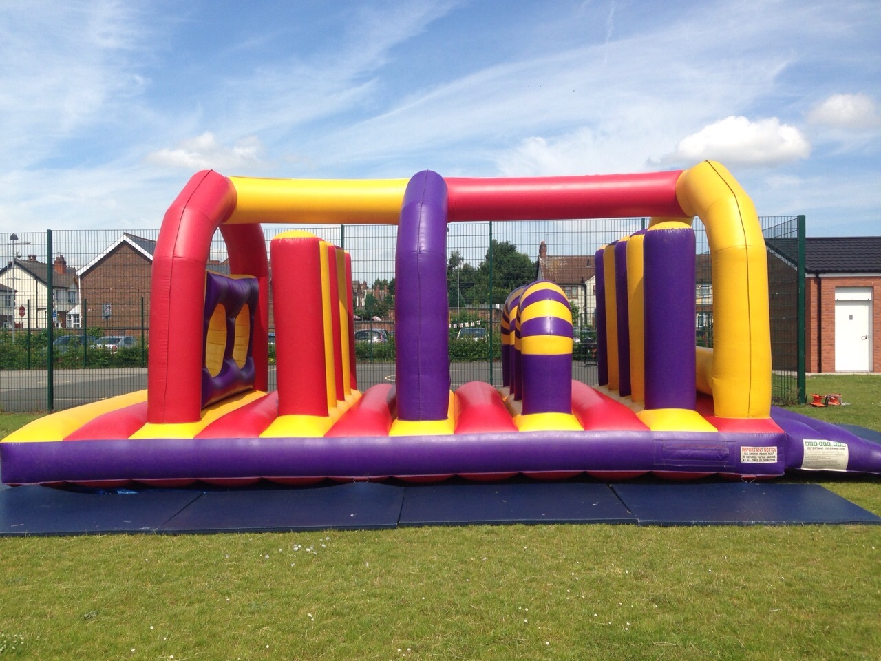 Assault/Obstacle Course/ Fun Runs Bouncy Castle Hire, Disco Domes