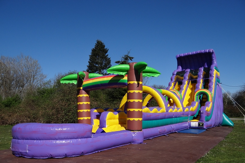 bouncy castle slip and slide