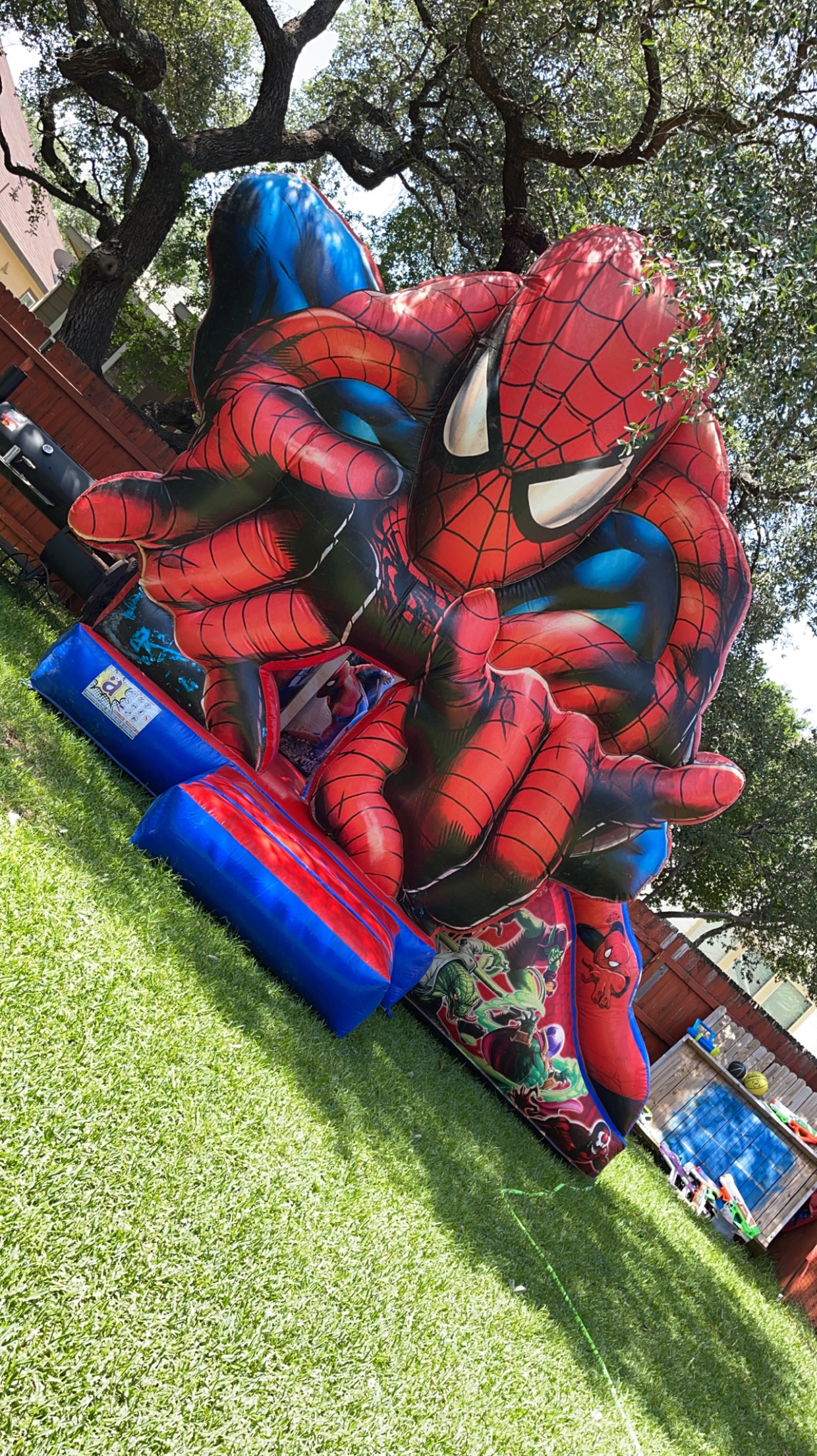 Spiderman Rental in San Antonio Jump And Ride Party Rentals