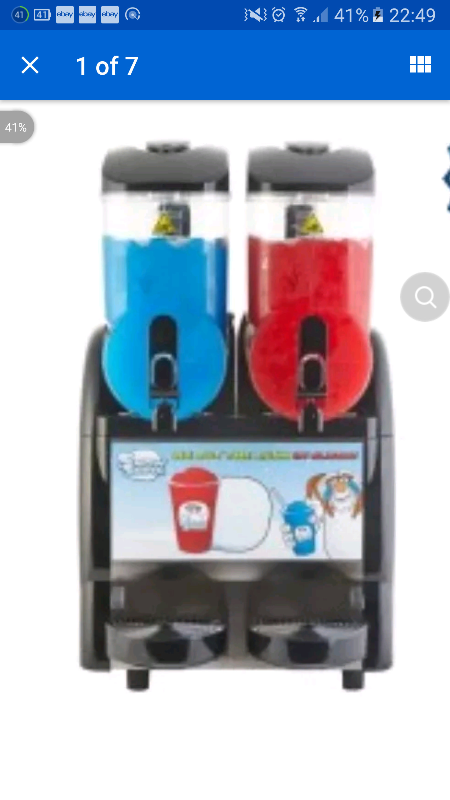 Slush Machine twin 24 litre capacity Best Bouncy Castle Hire service