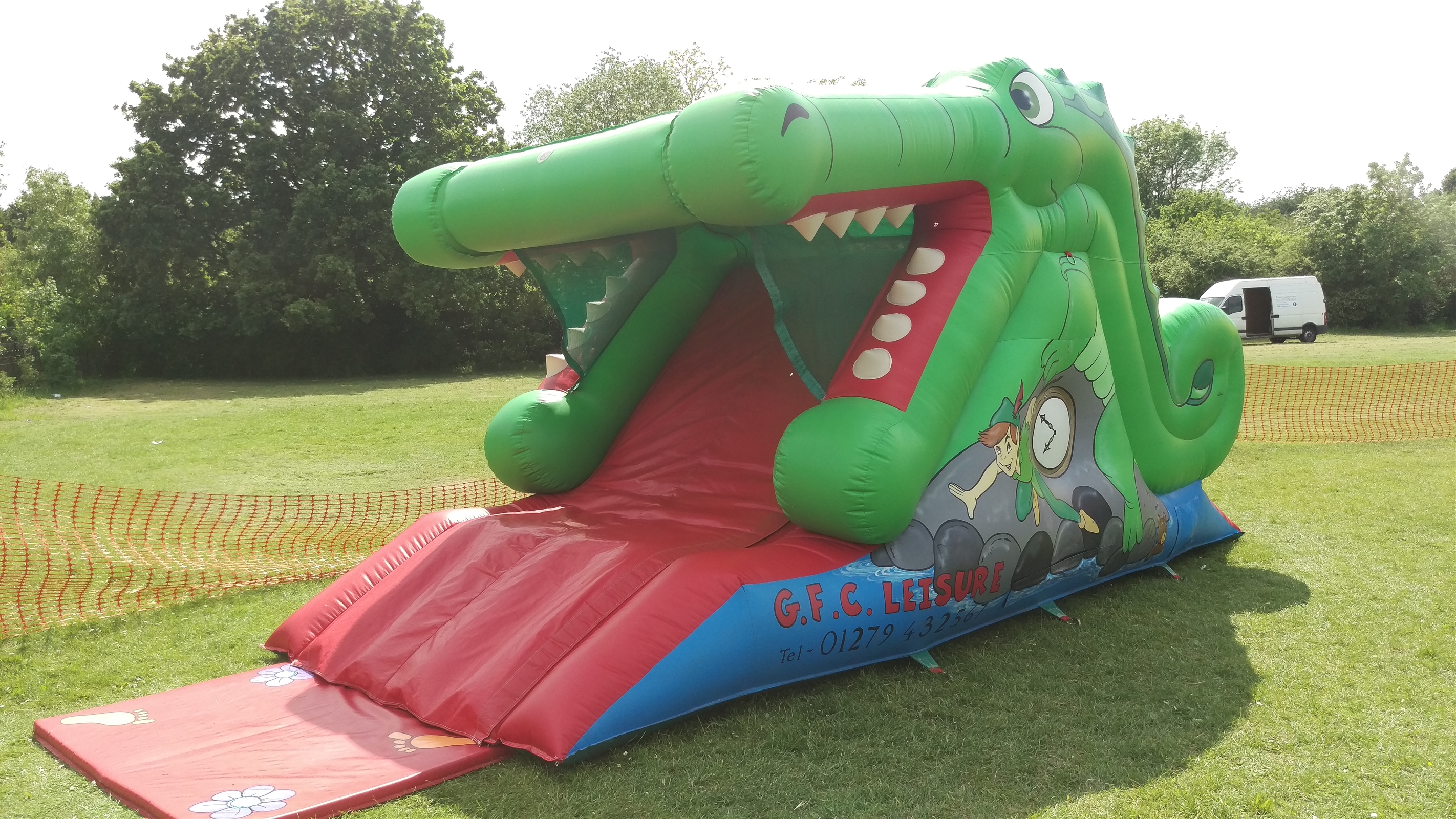 crocodile water slide