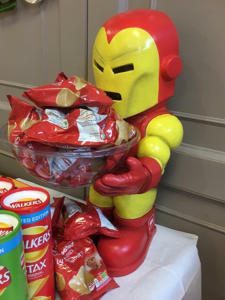 Superhero Bowl stands x 4 Bouncy Castle Hire in Redditch, Bromsgrove