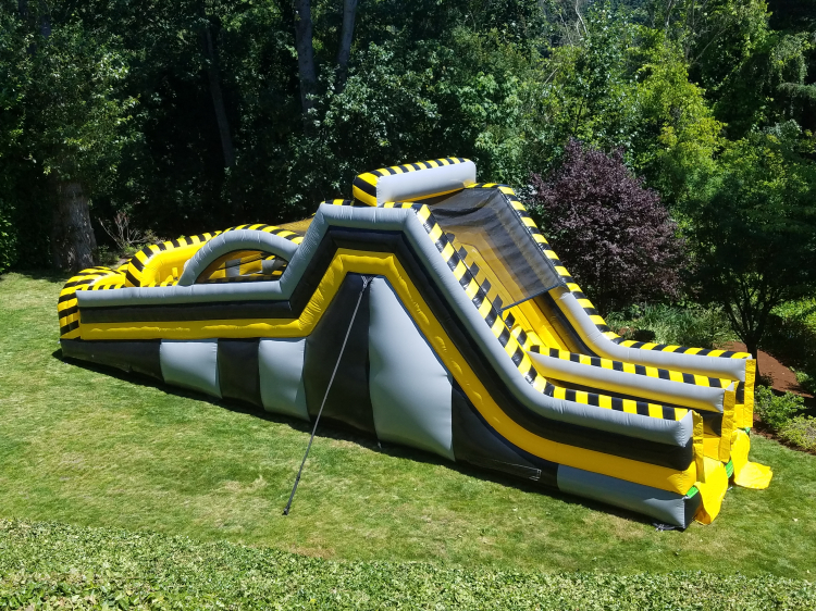 45' Nuclear Obstacle Course Inflatable Rentals in Montgomery and