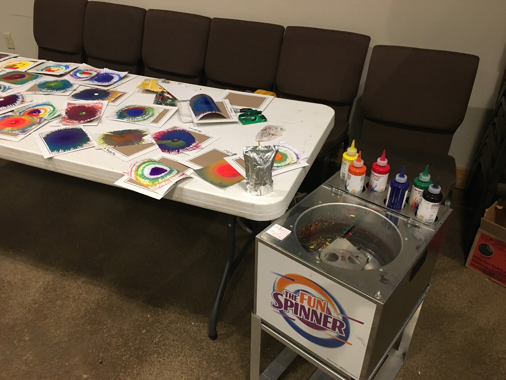 Spin Art Machine Rental Parkersburg, West Virginia