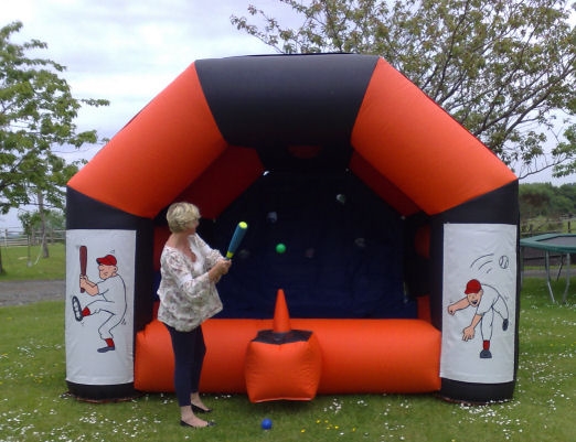 Floating Baseball Inflatable Game 12ft x 12ft - Bouncy Castle Hire in ...