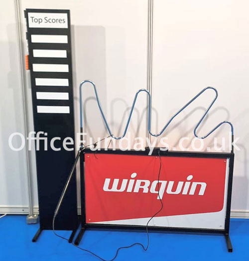 giant-floor-standing-buzz-wire-office-fun-day-game-hire-in-birmingham