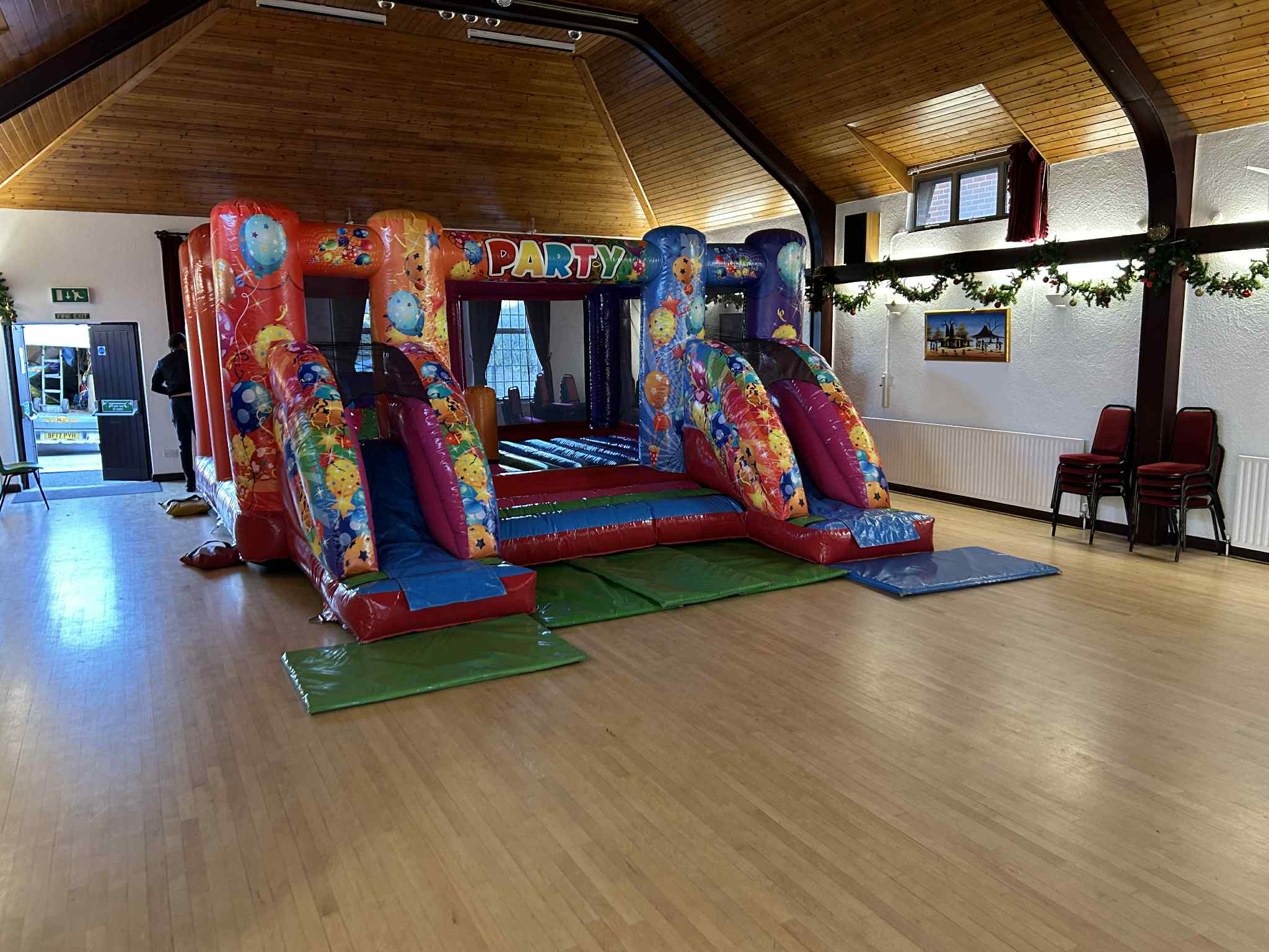 Low Height slide bouncy castle hire