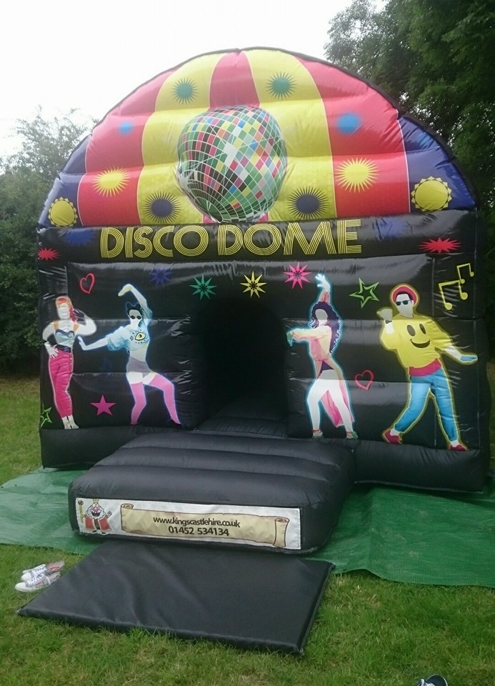 small disco dome bouncy castle