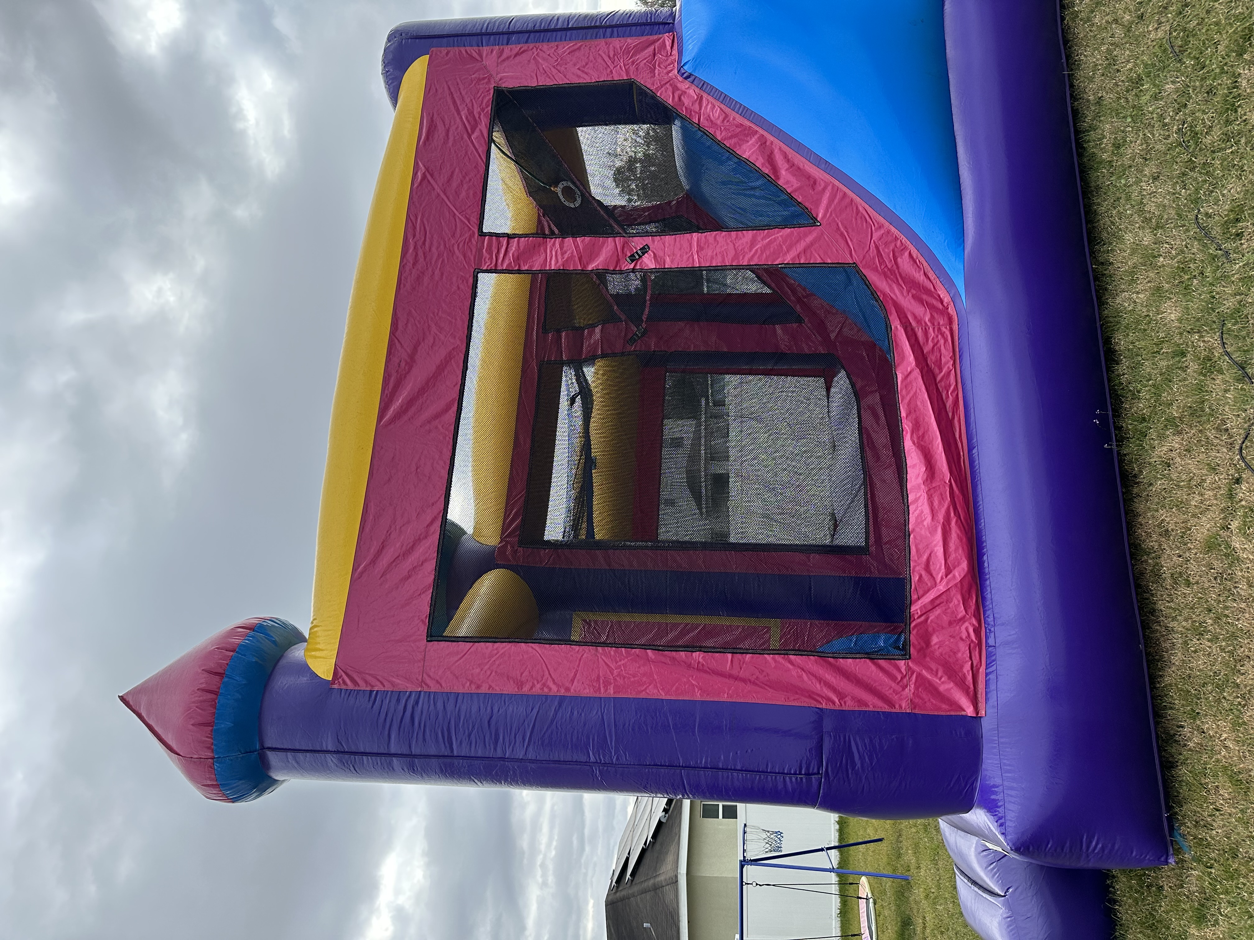 PINK BACKYARD COMBO MODULE 18X15 - Bounce House Hire in Lakeland