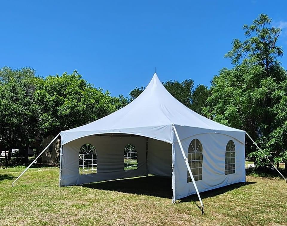 20x20 Deluxe High Peak Tent Best Rentals service in Florida, Volusia