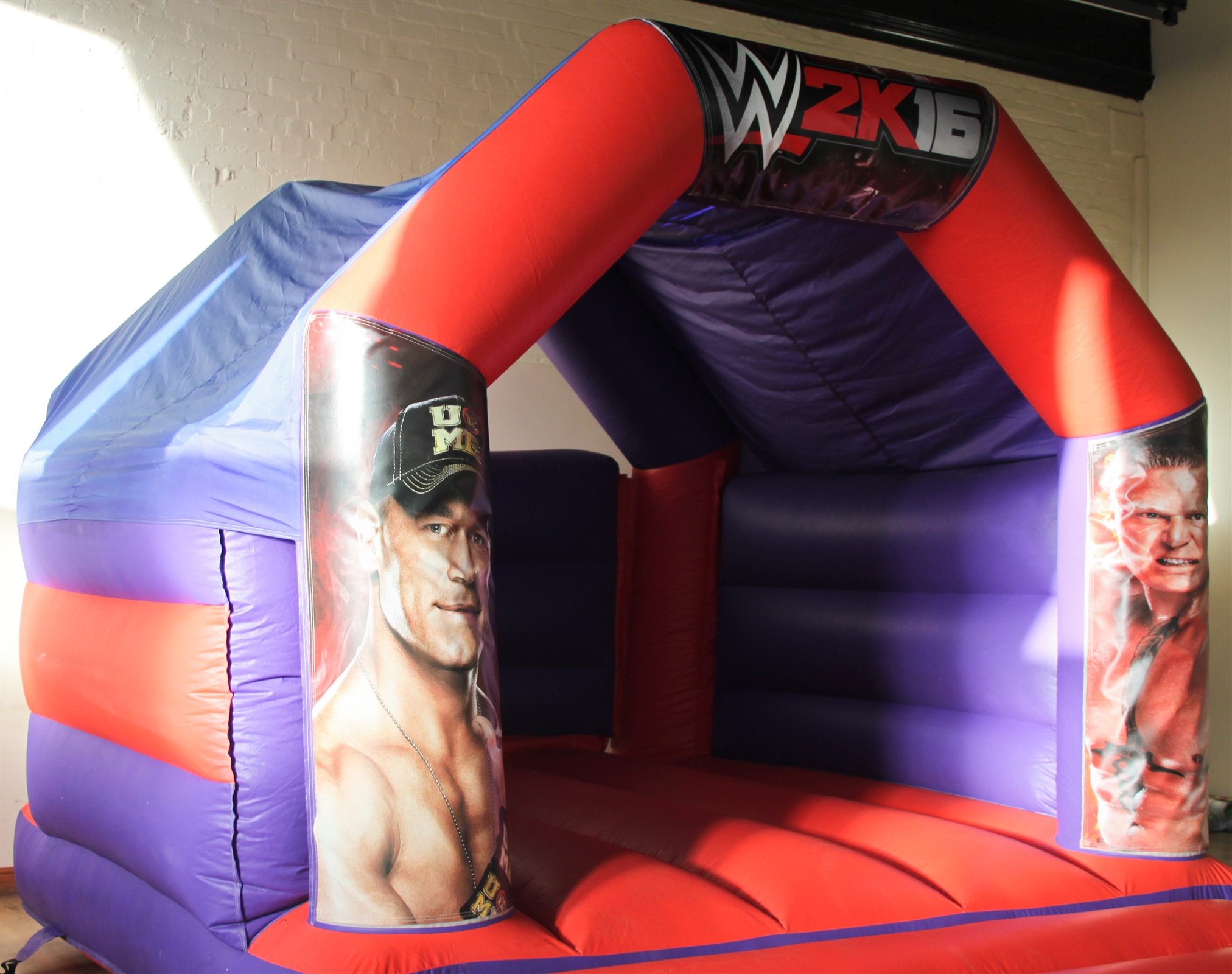 Wrestling bouncy castle Bouncy Castle and rodeo bull Hire in bradford