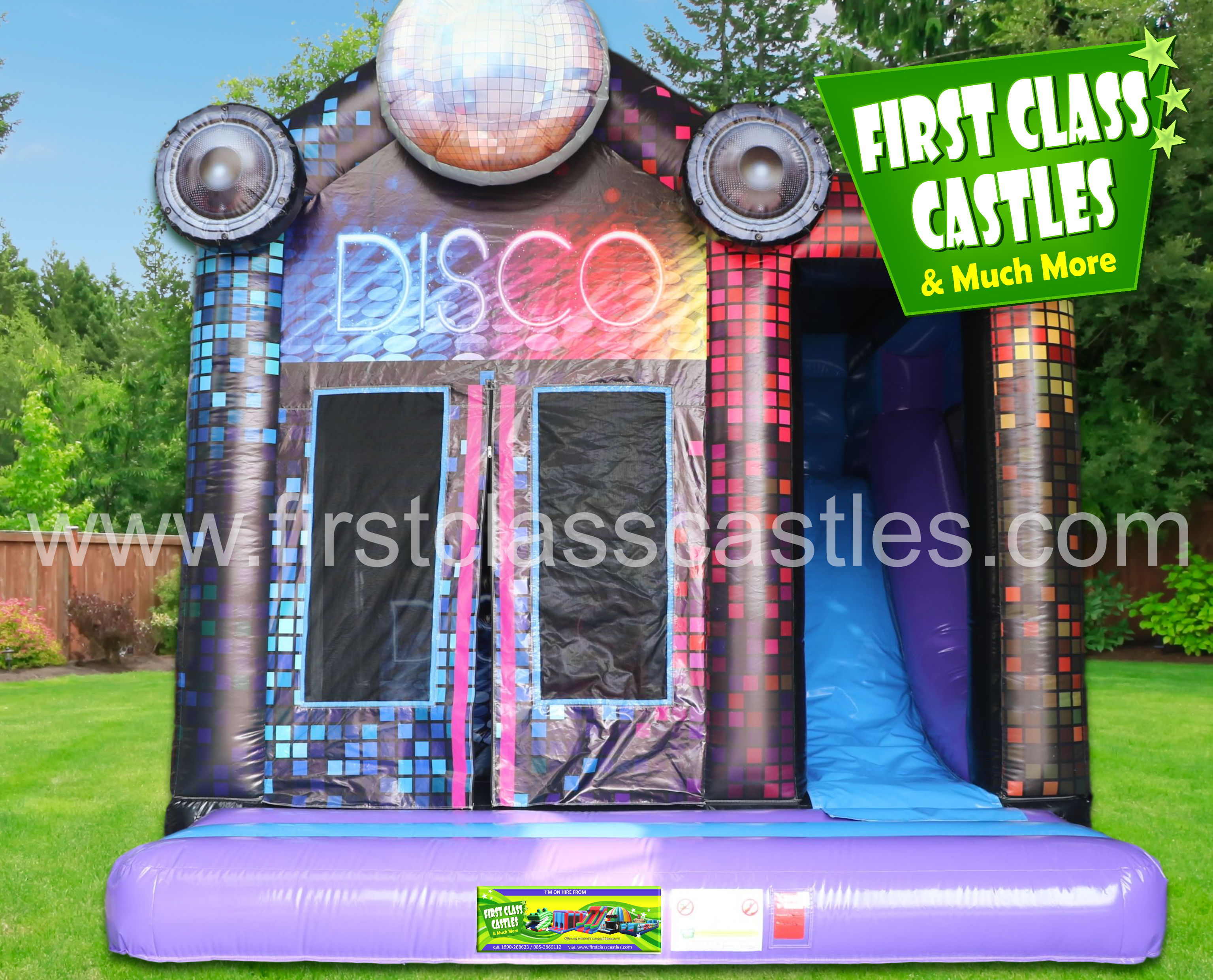 Bounce & Slide Combos Hire Bouncy Castle with Slide Hire Ireland