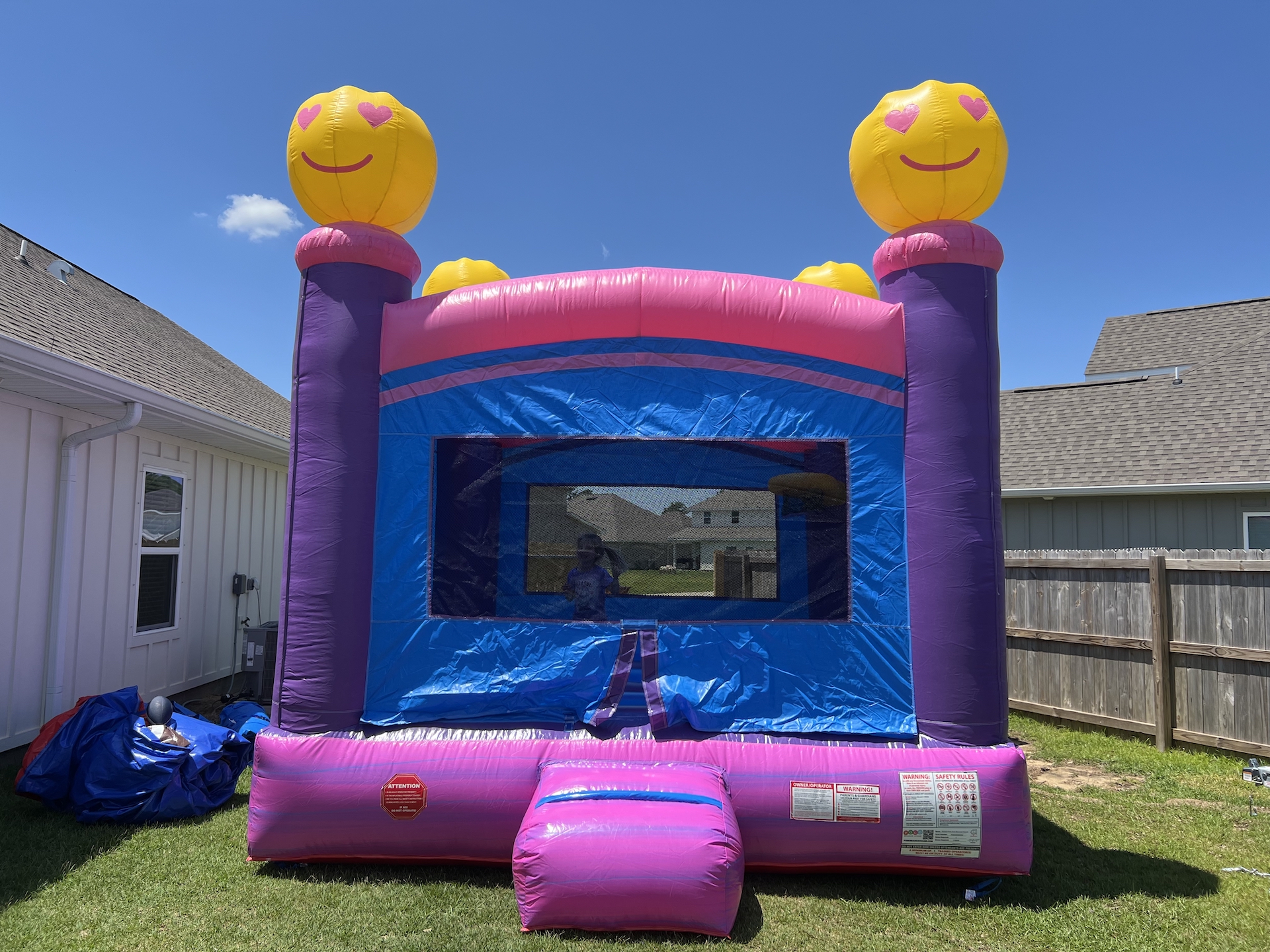 Epic Emoji Bounce House Best Bounce House Hire service in FL JT