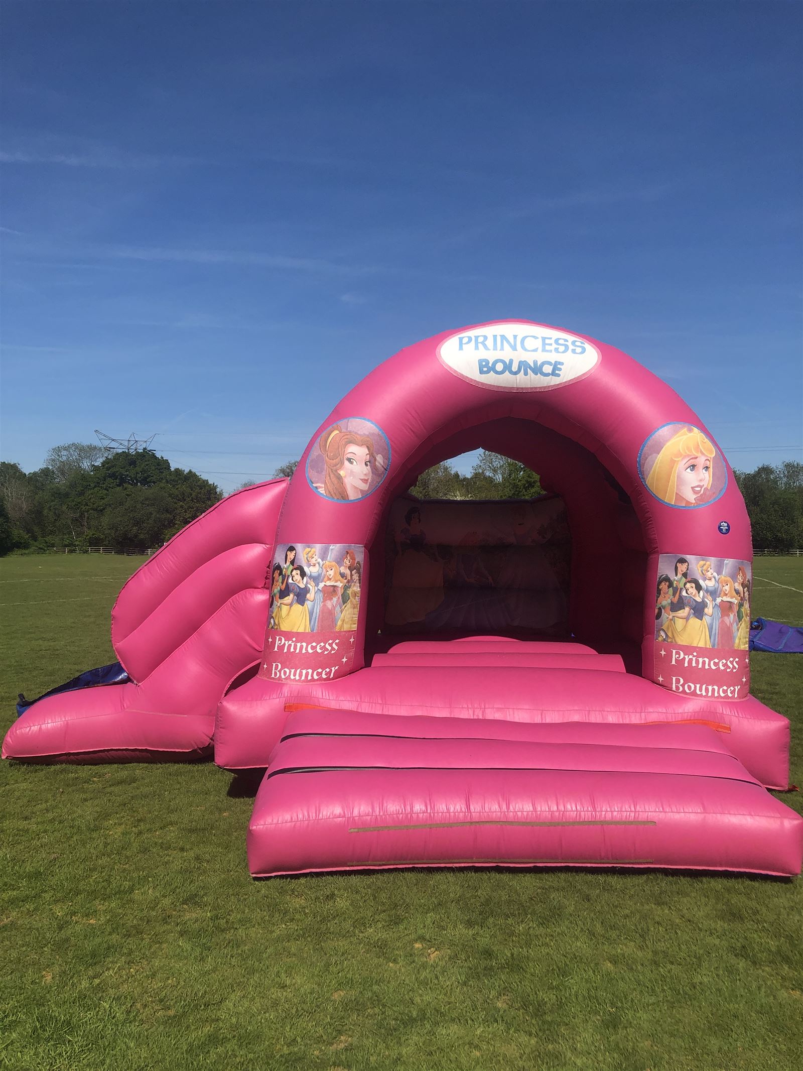 the range bouncy castle
