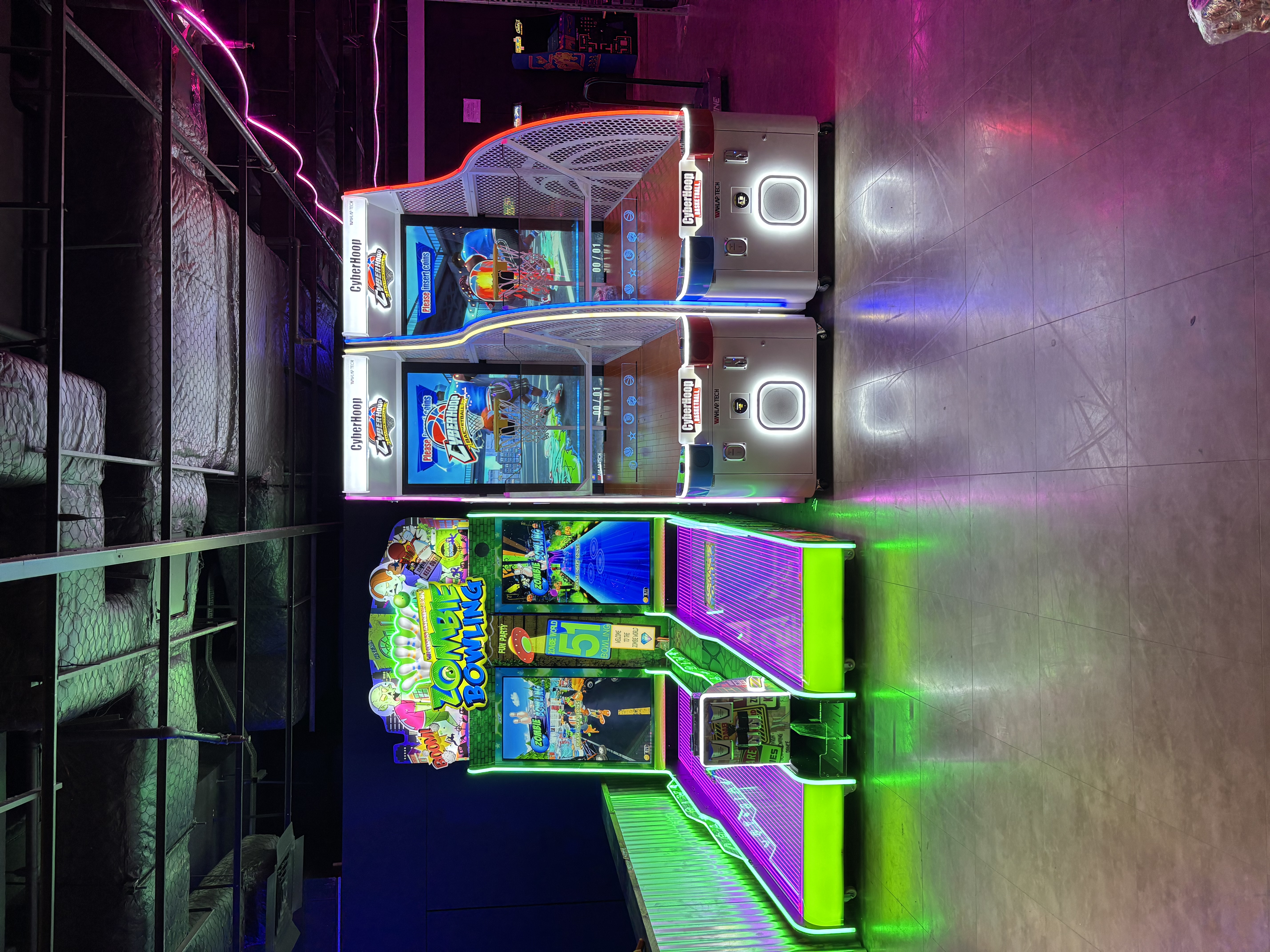 Hoop Rings Arcade Cyber Hoop Basketball Arcade Machine | Profit Share for Venues UK