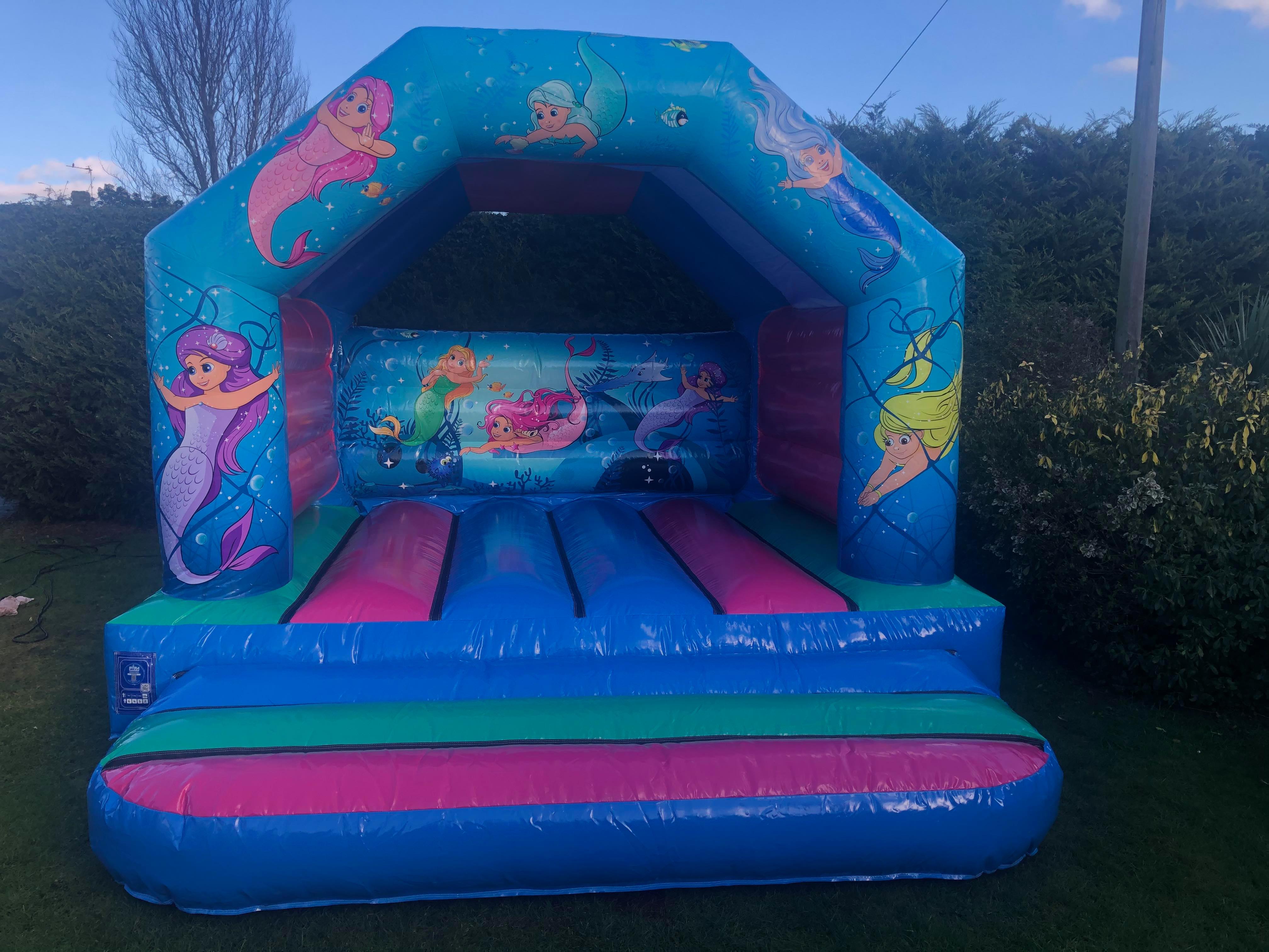 mermaid jumping castle hire