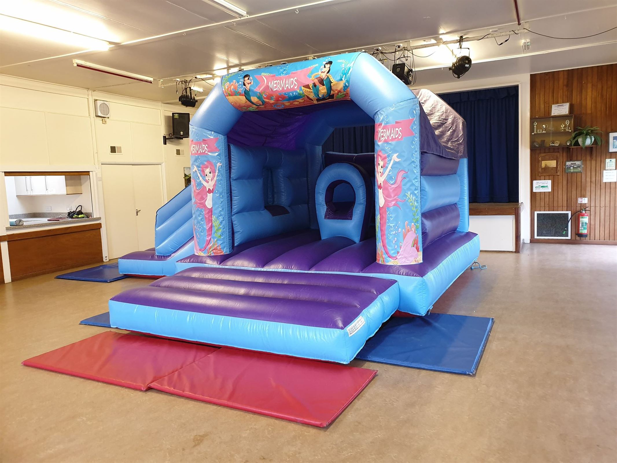 mermaid jumping castle hire