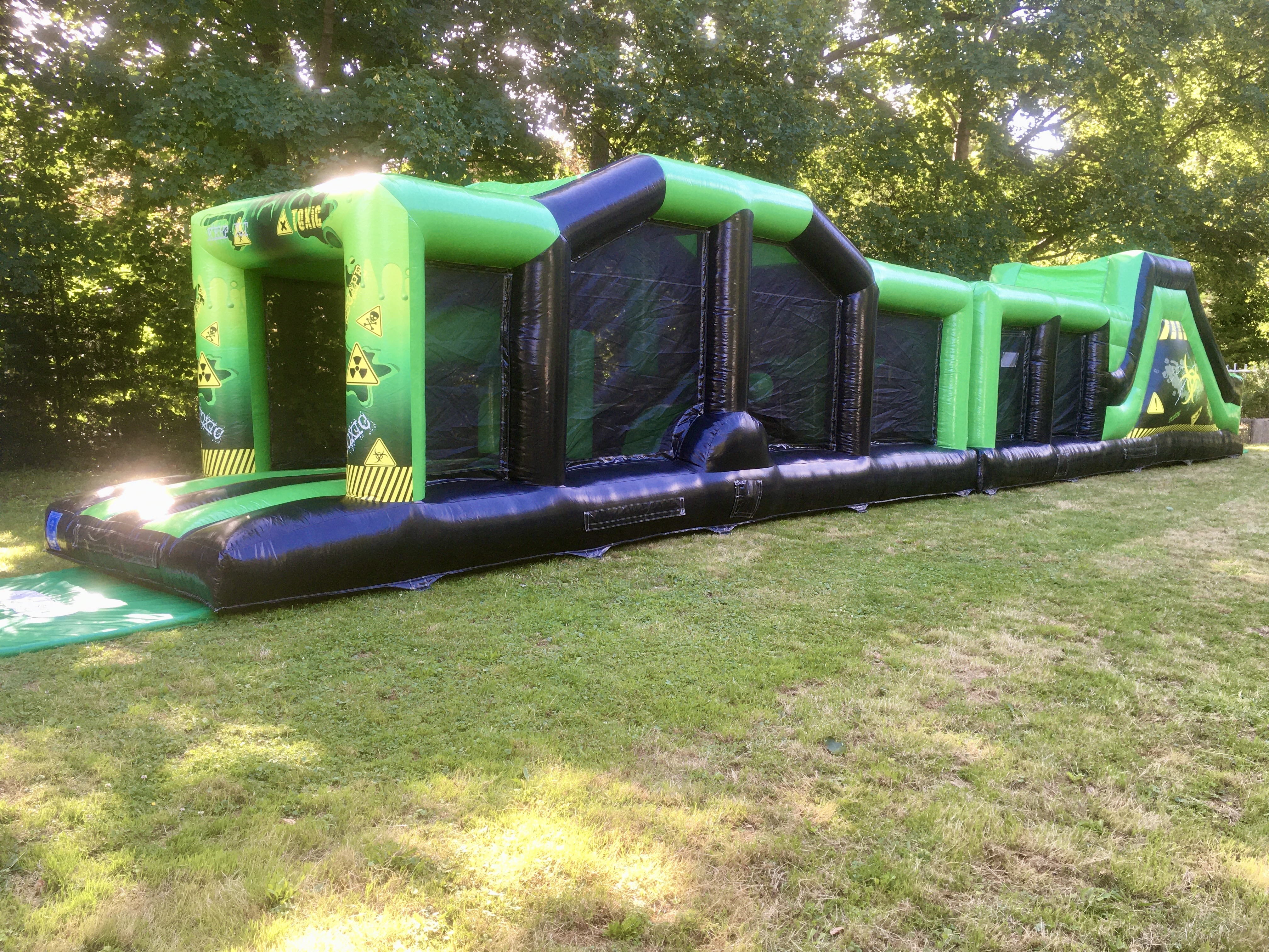 Assault Course Sign 65ft Toxic Assault Course Hire Bexley, Sidcup & Dartford | Events